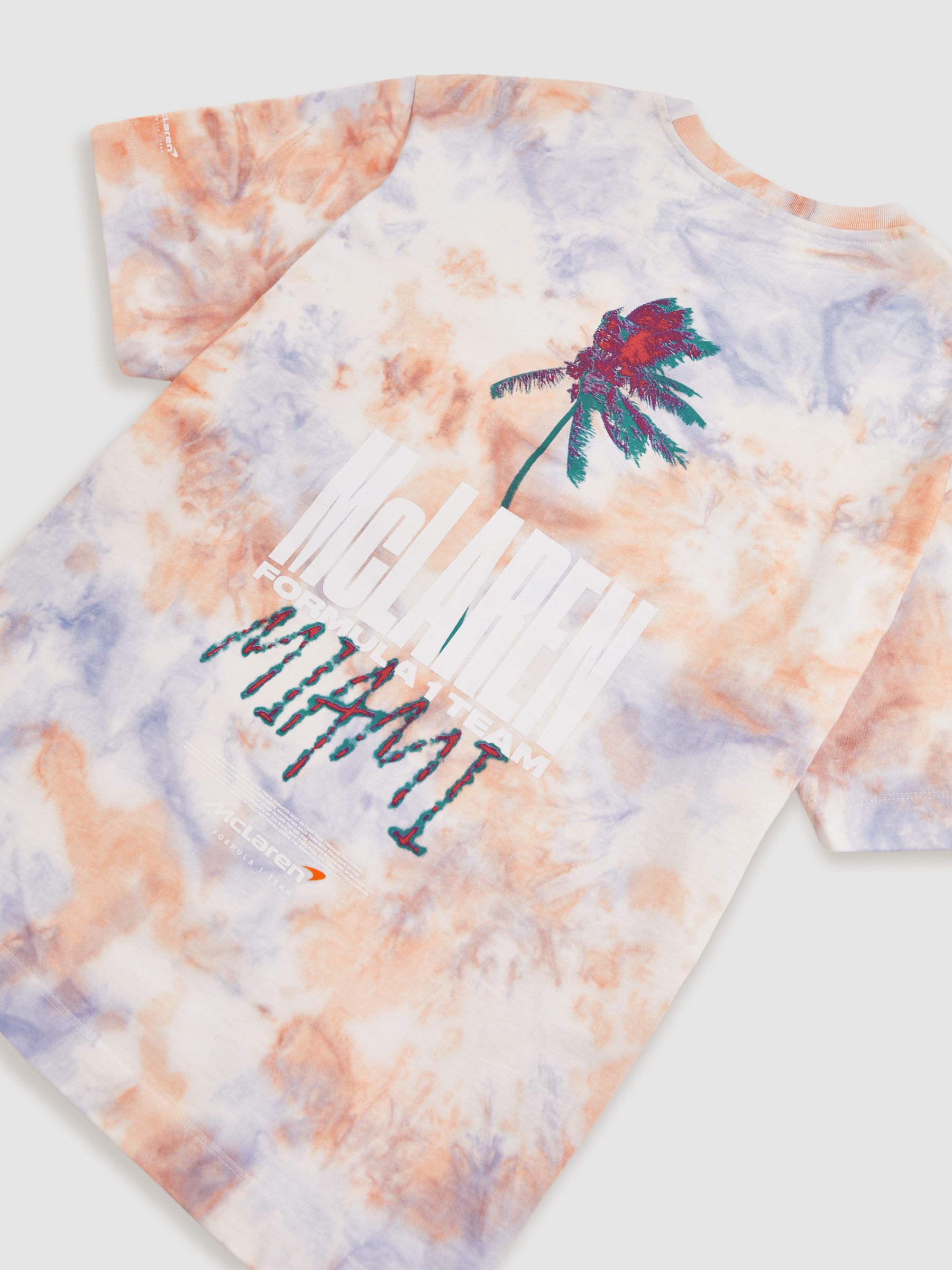 McLaren F1 Team Miami GP T-Shirt Unisex Fit in Pink - Image 7 of 7