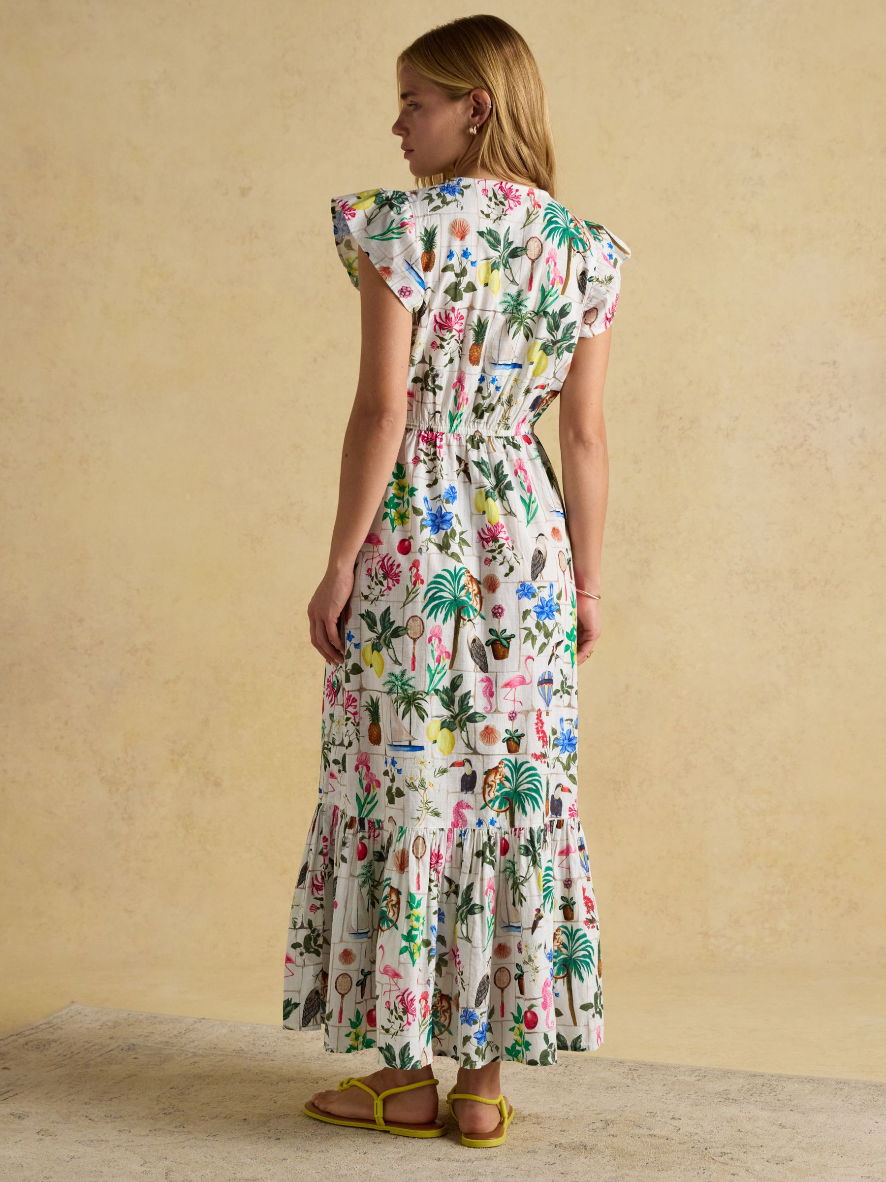 Winnie Multi Frill Shoulder Dress - Image 2 of 9