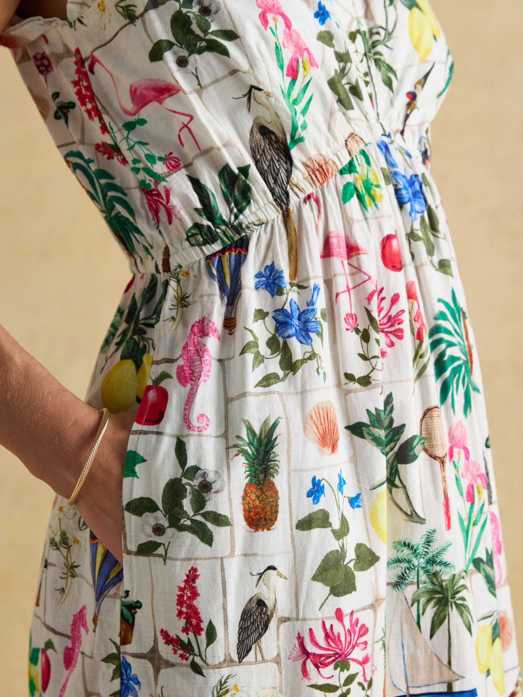 Winnie Multi Frill Shoulder Dress - Image 6 of 9