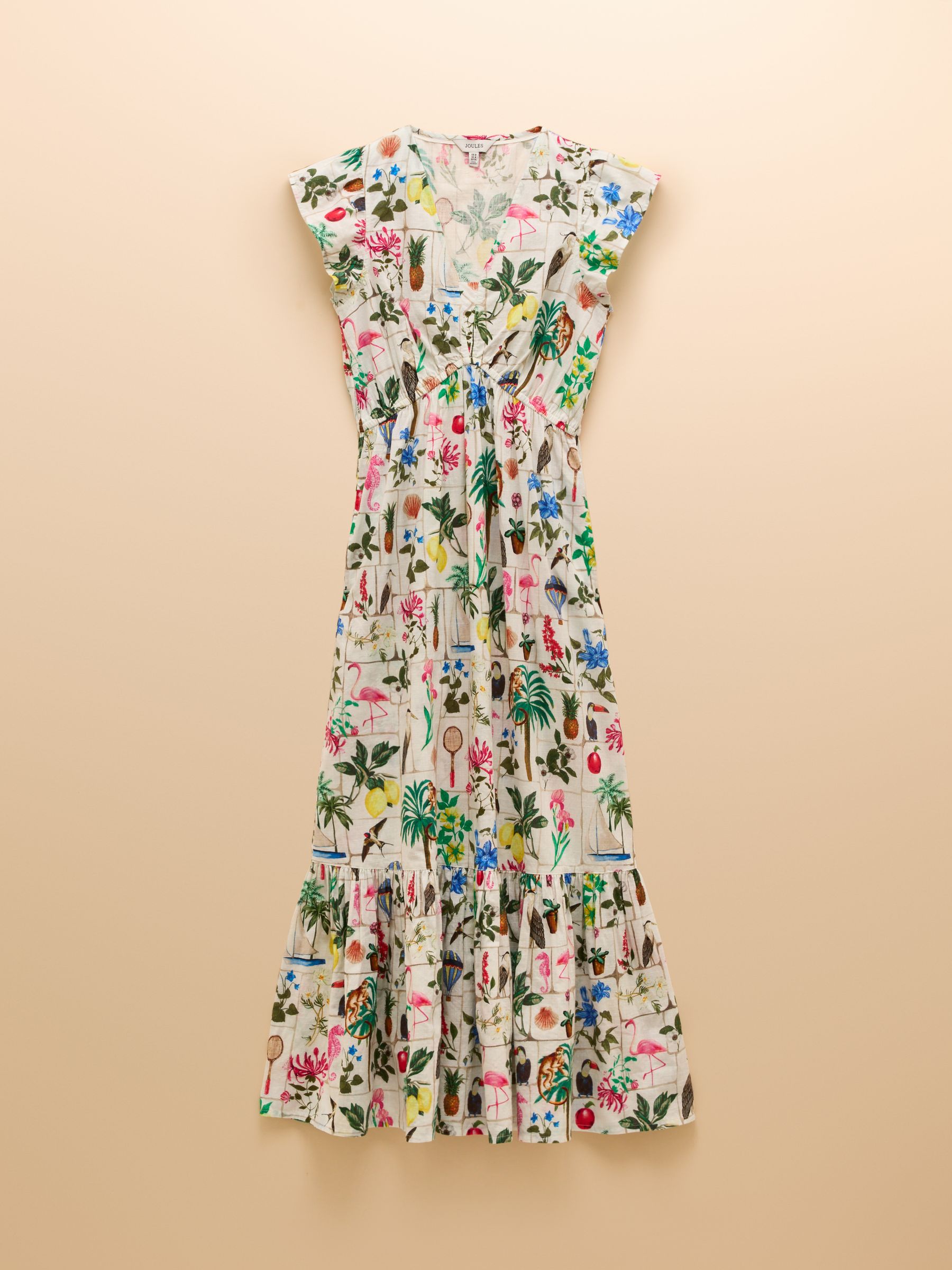 Winnie Multi Frill Shoulder Dress - Image 9 of 9