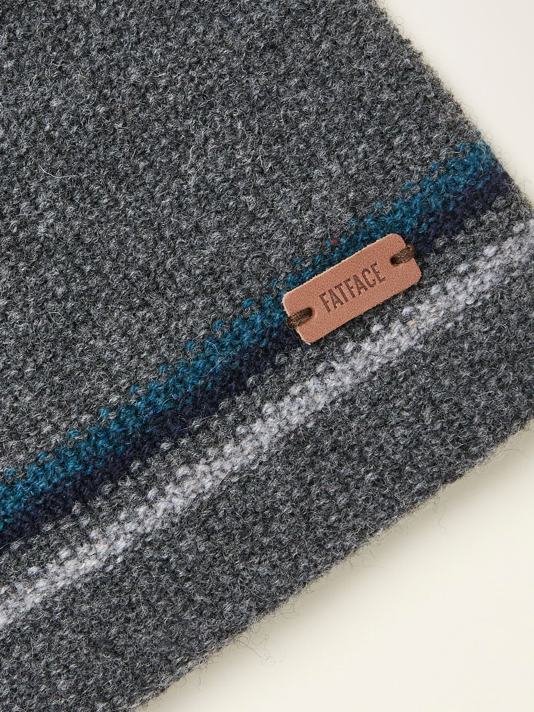 Luca Grey Waffle Beanie - Image 2 of 2