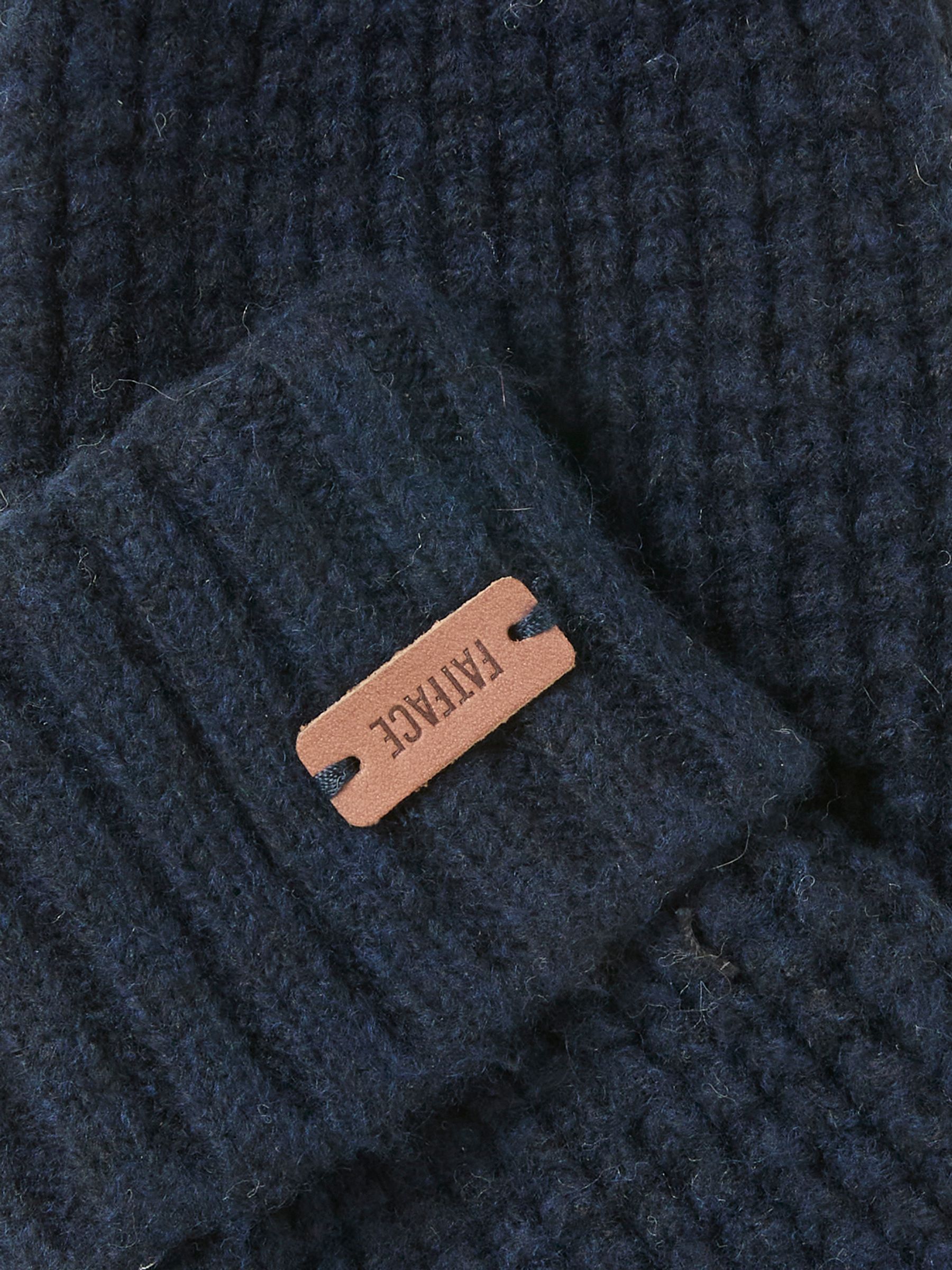 Navy Waffle Gloves - Image 2 of 2