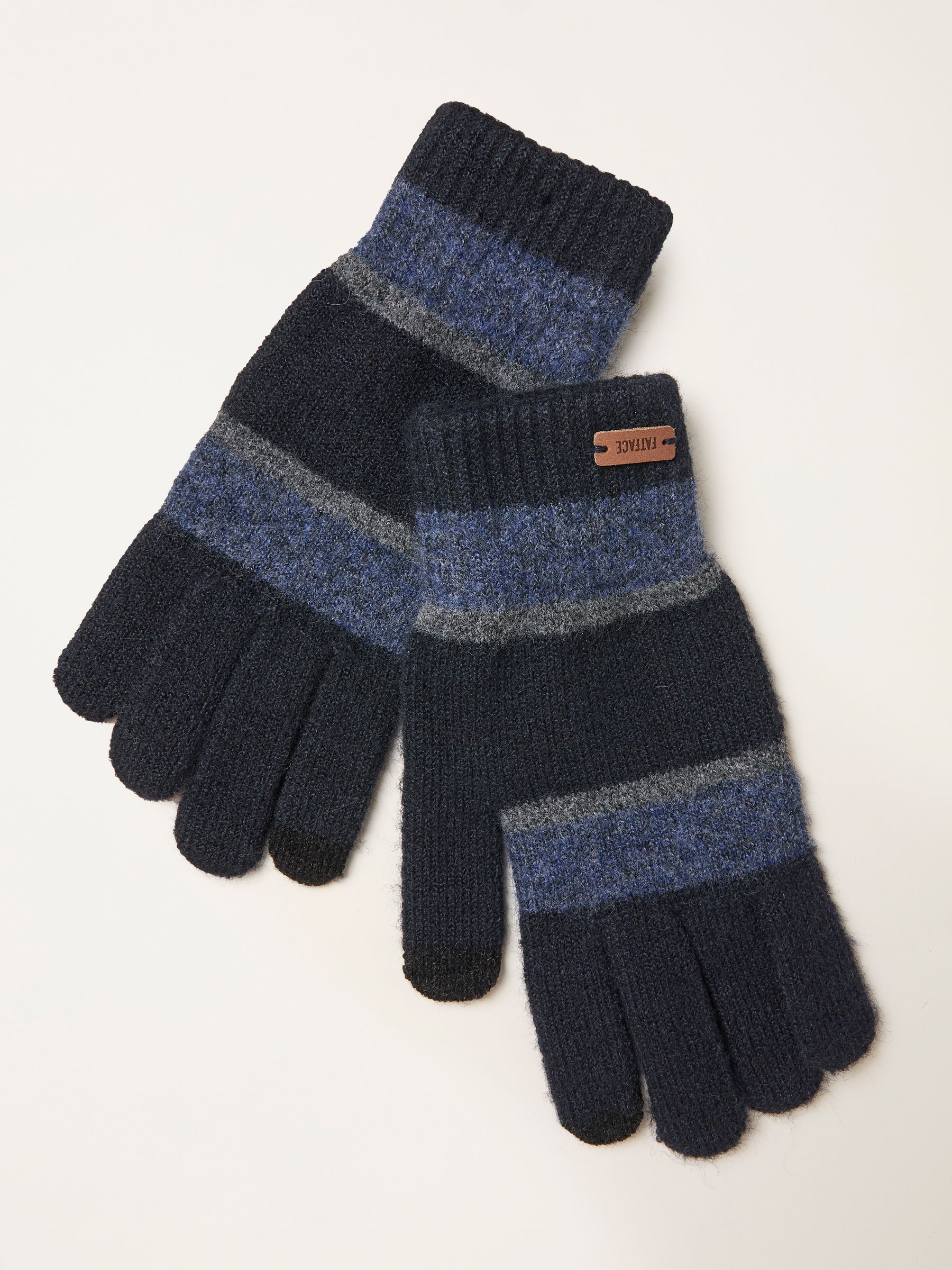 Leo Navy Colourblock Gloves - Image 1 of 2