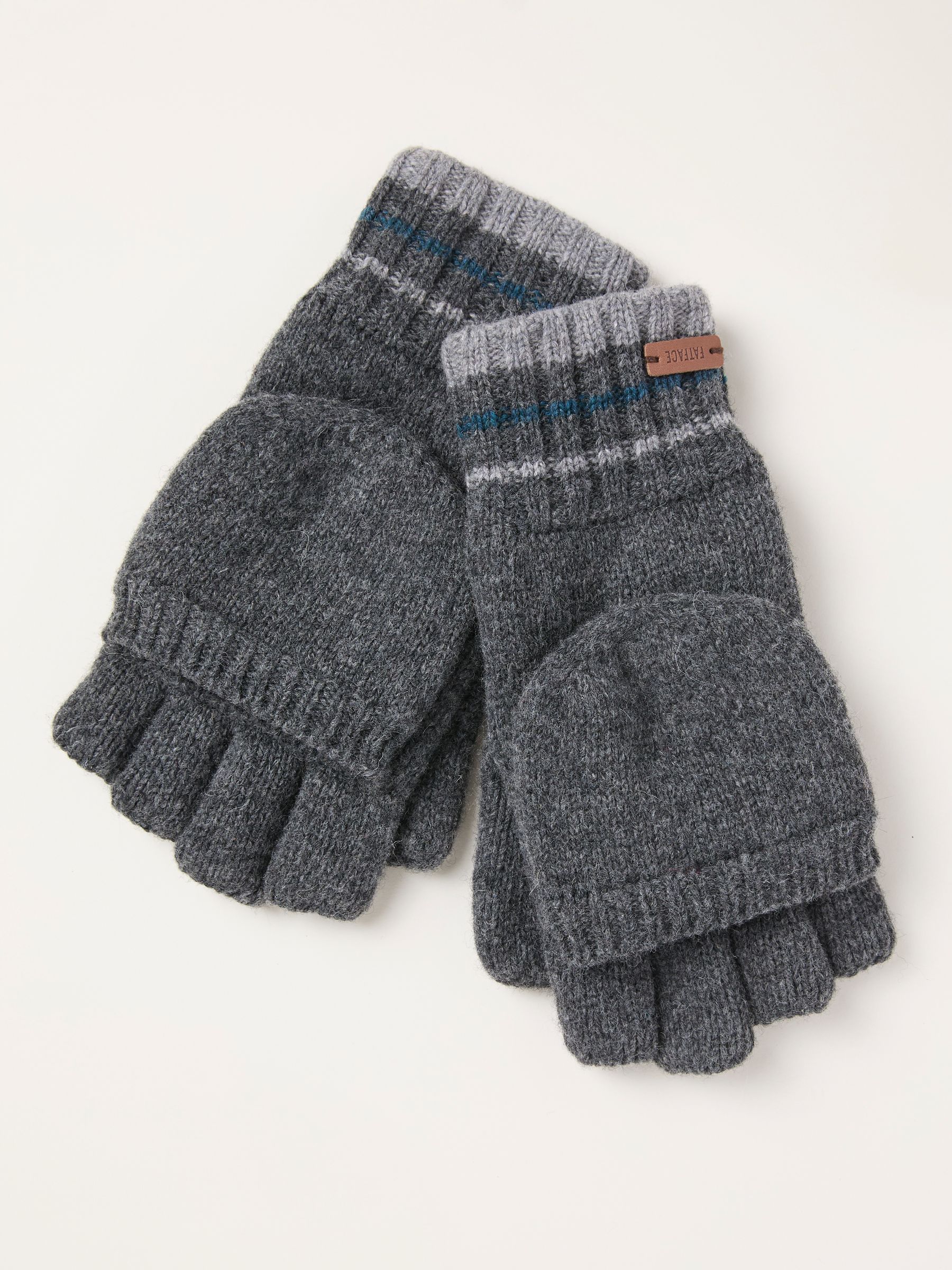 Charcoal Grey Overflap Gloves - Image 1 of 2