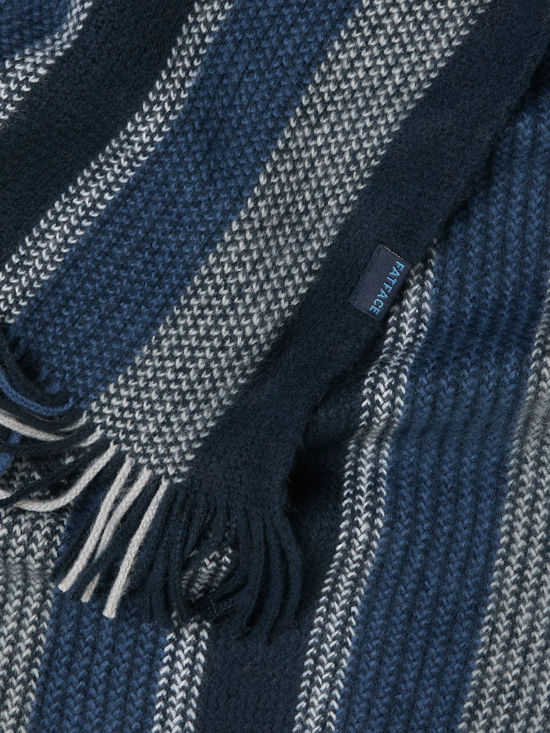 Chris Navy Textured Scarf - Image 2 of 2
