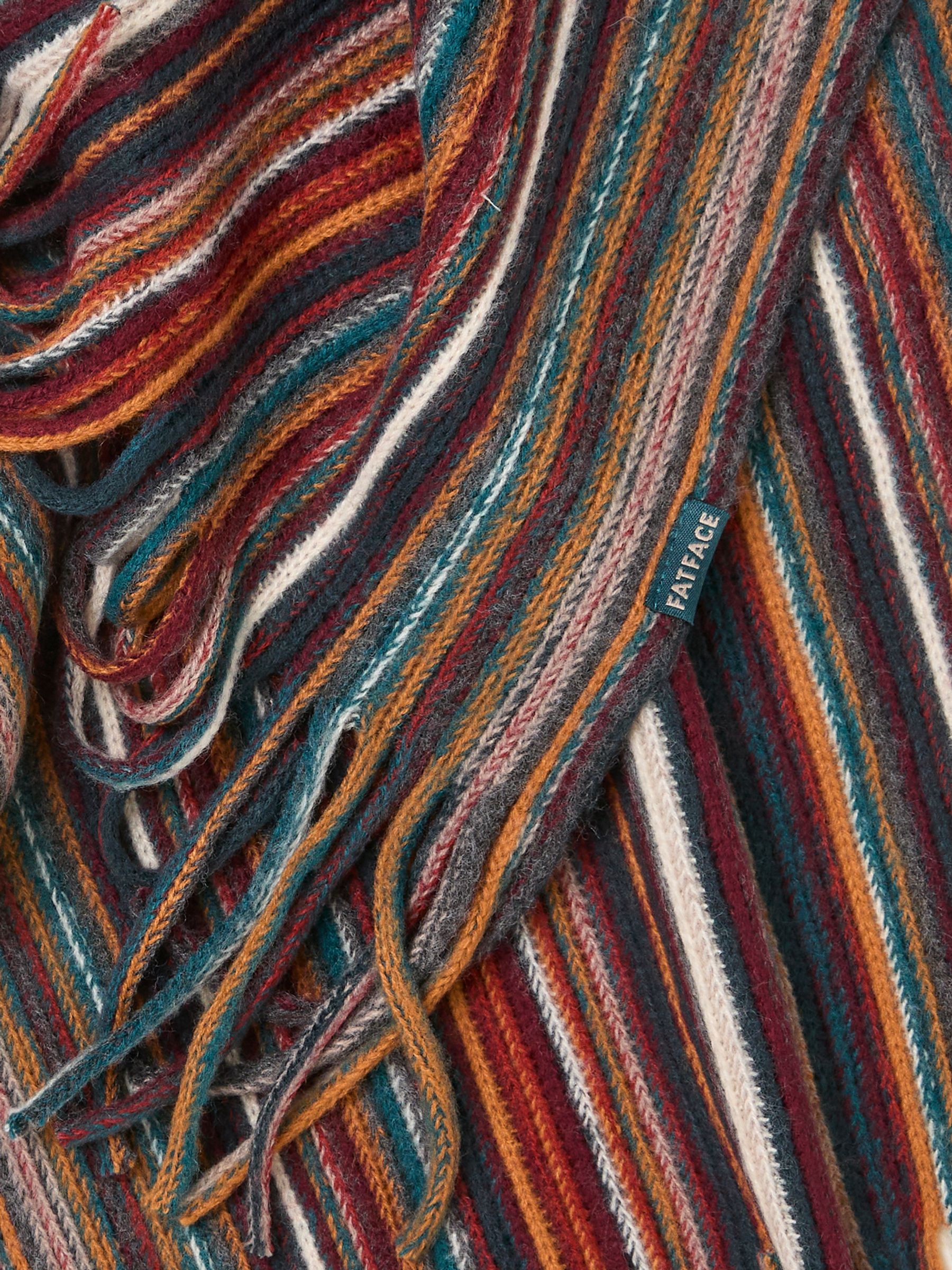 Orange Multi Stripe Scarf - Image 2 of 2