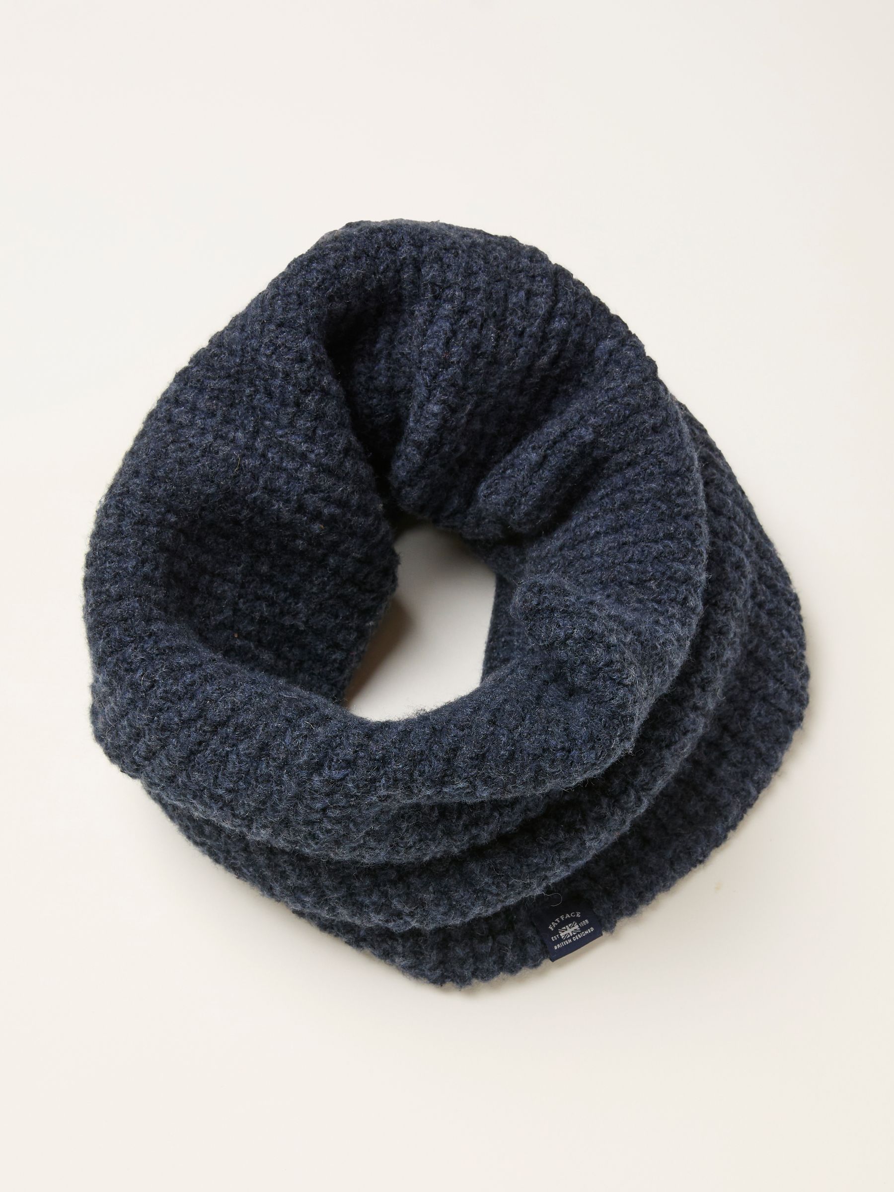 Navy Waffle Neckwarmer - Image 1 of 2