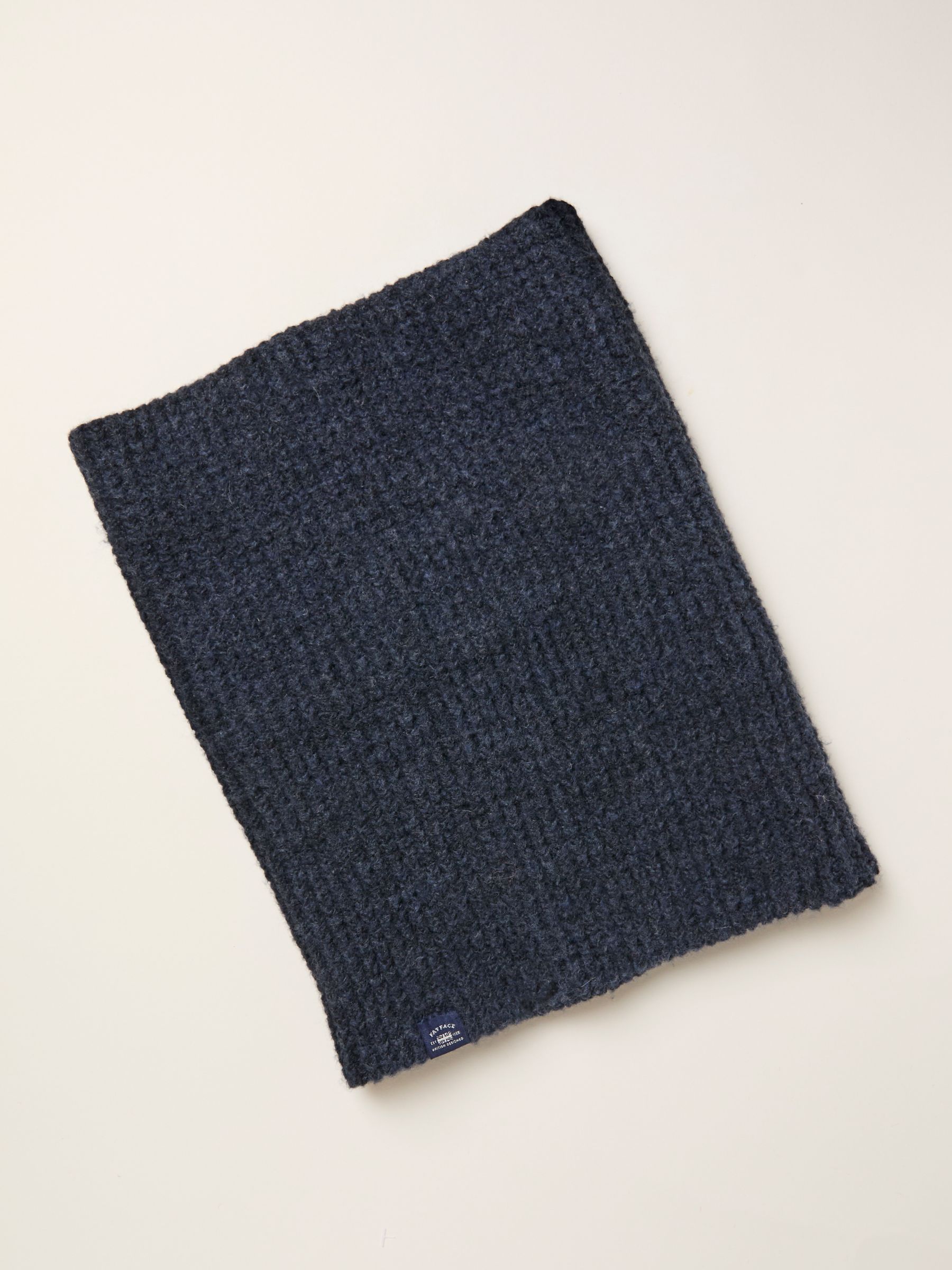 Navy Waffle Neckwarmer - Image 2 of 2