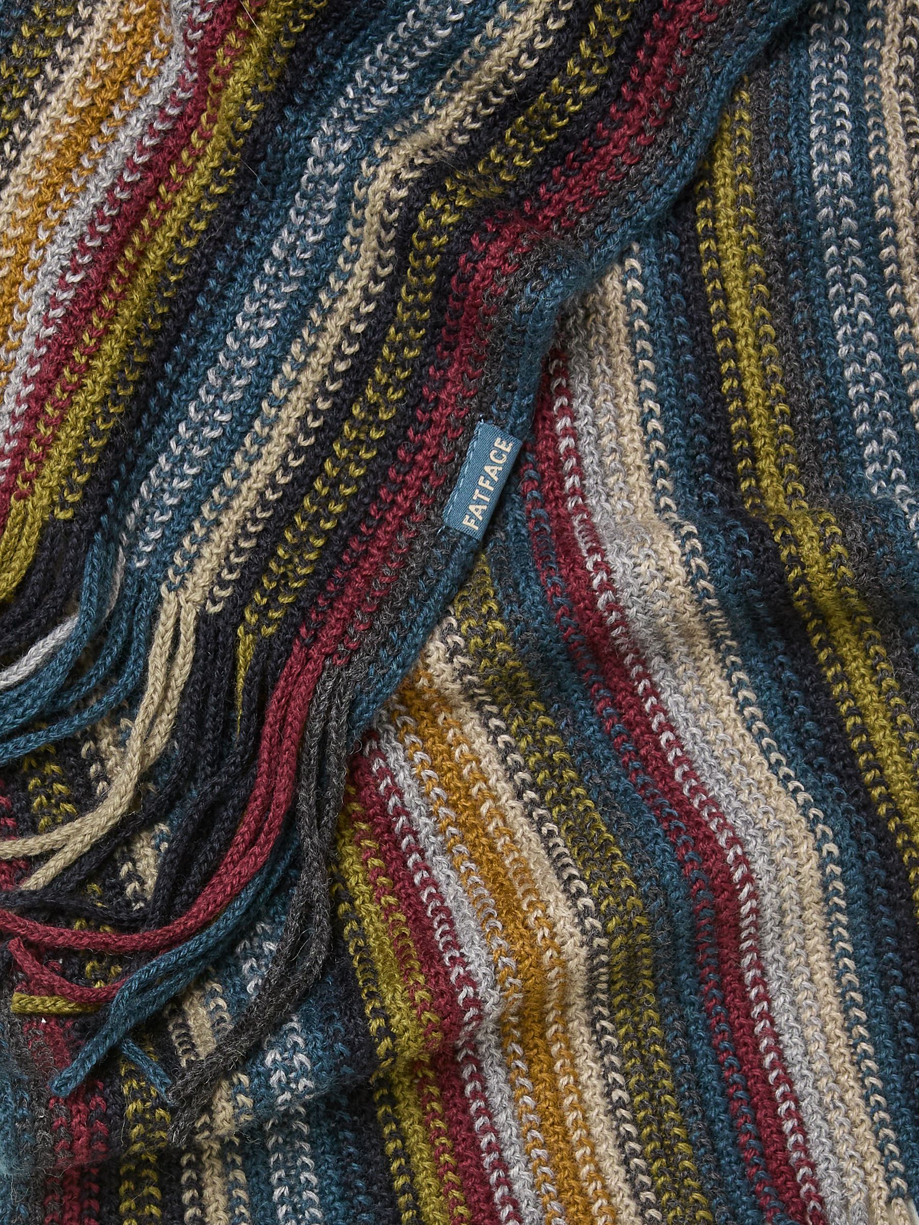 Multi Vertical Stripe Scarf - Image 2 of 2 Multi Vertical Stripe Scarf - Image 2 of 2
