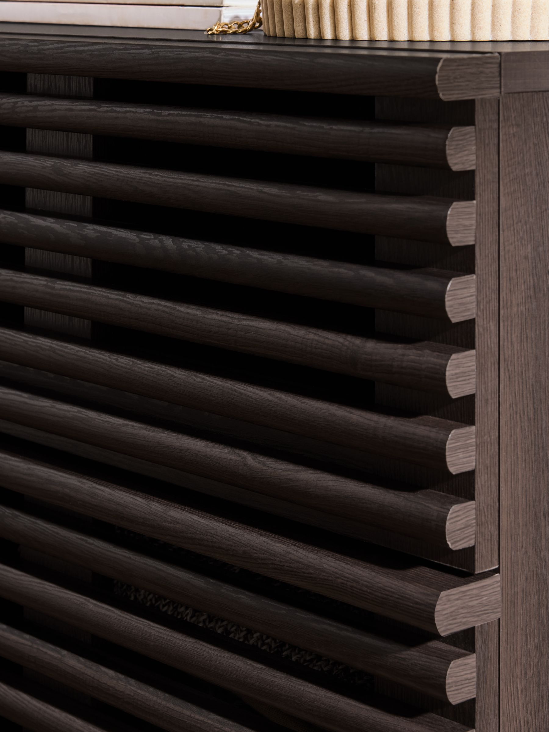 Tulma 6 Drawer Chest in Dark Wood Effect - Image 3 of 5