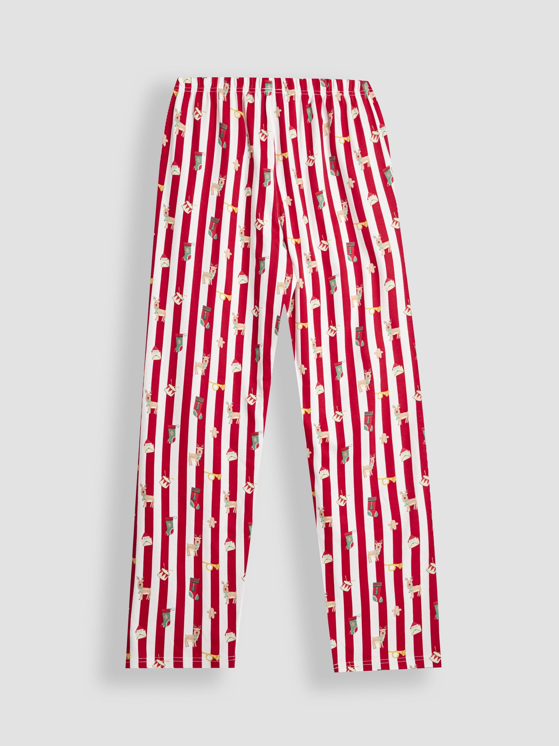 Red Men's Stripe Christmas Pyjama Set - Image 5 of 5