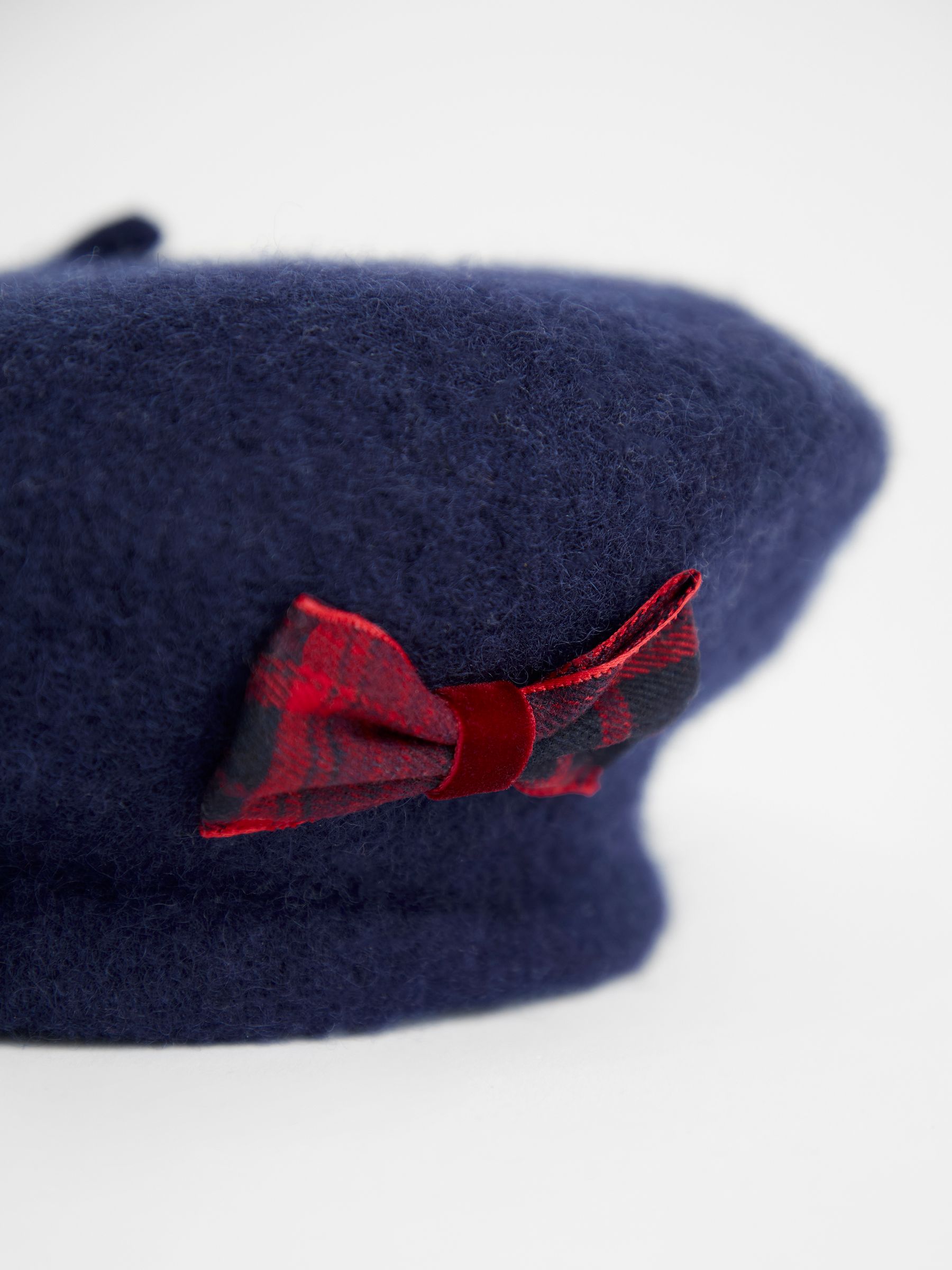 Denim Blue Beret Hat - Image 3 of 3