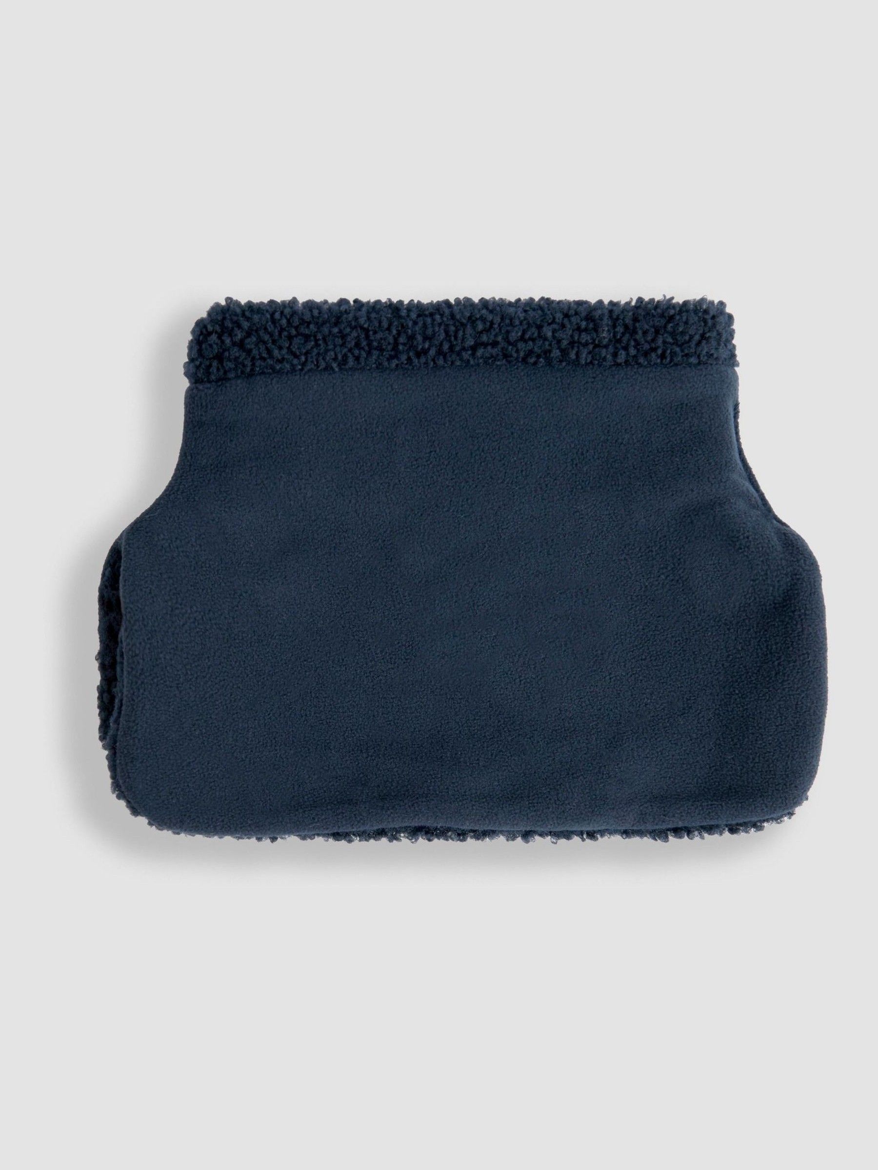 Navy Borg Neck Cosy Scarf - Image 3 of 3