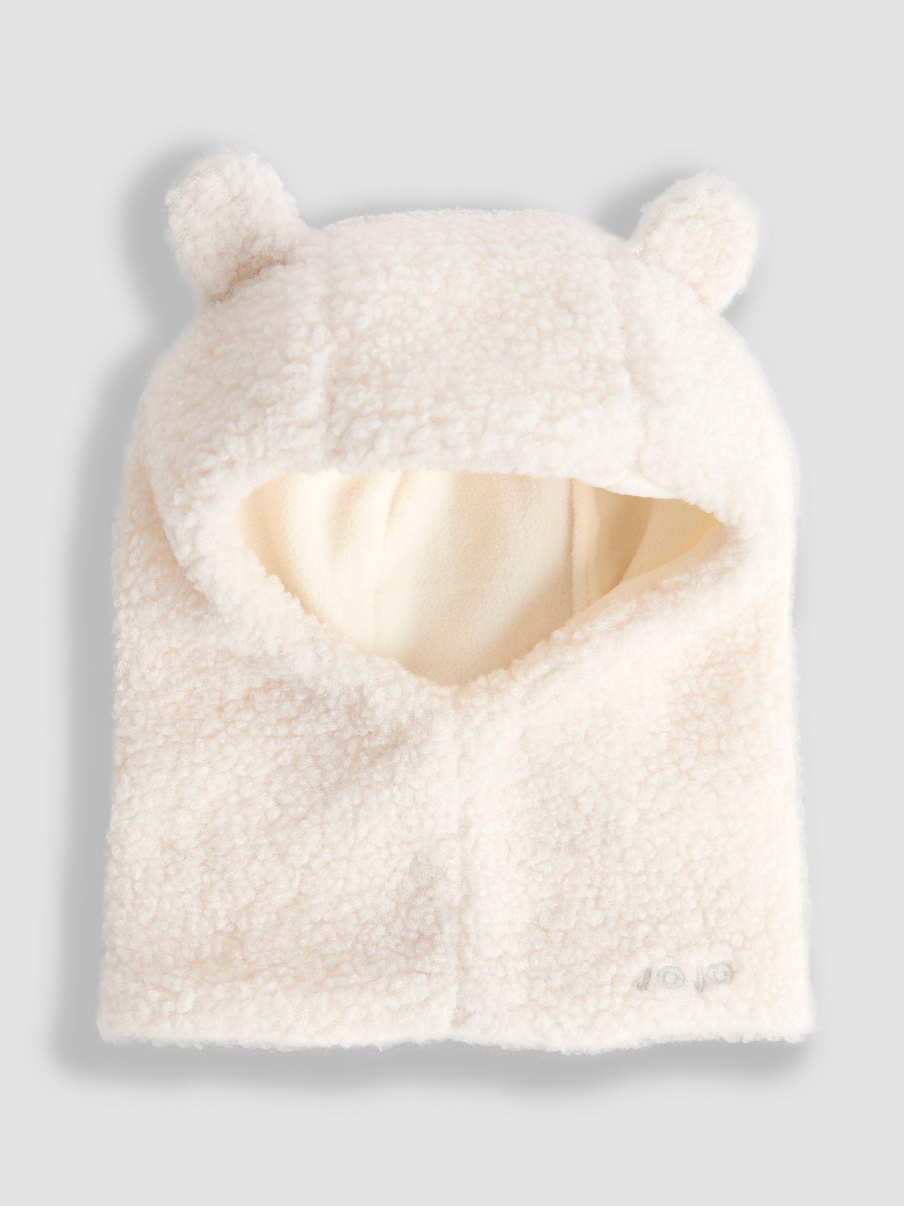 Cream Borg Balaclava Snood - Image 1 of 3