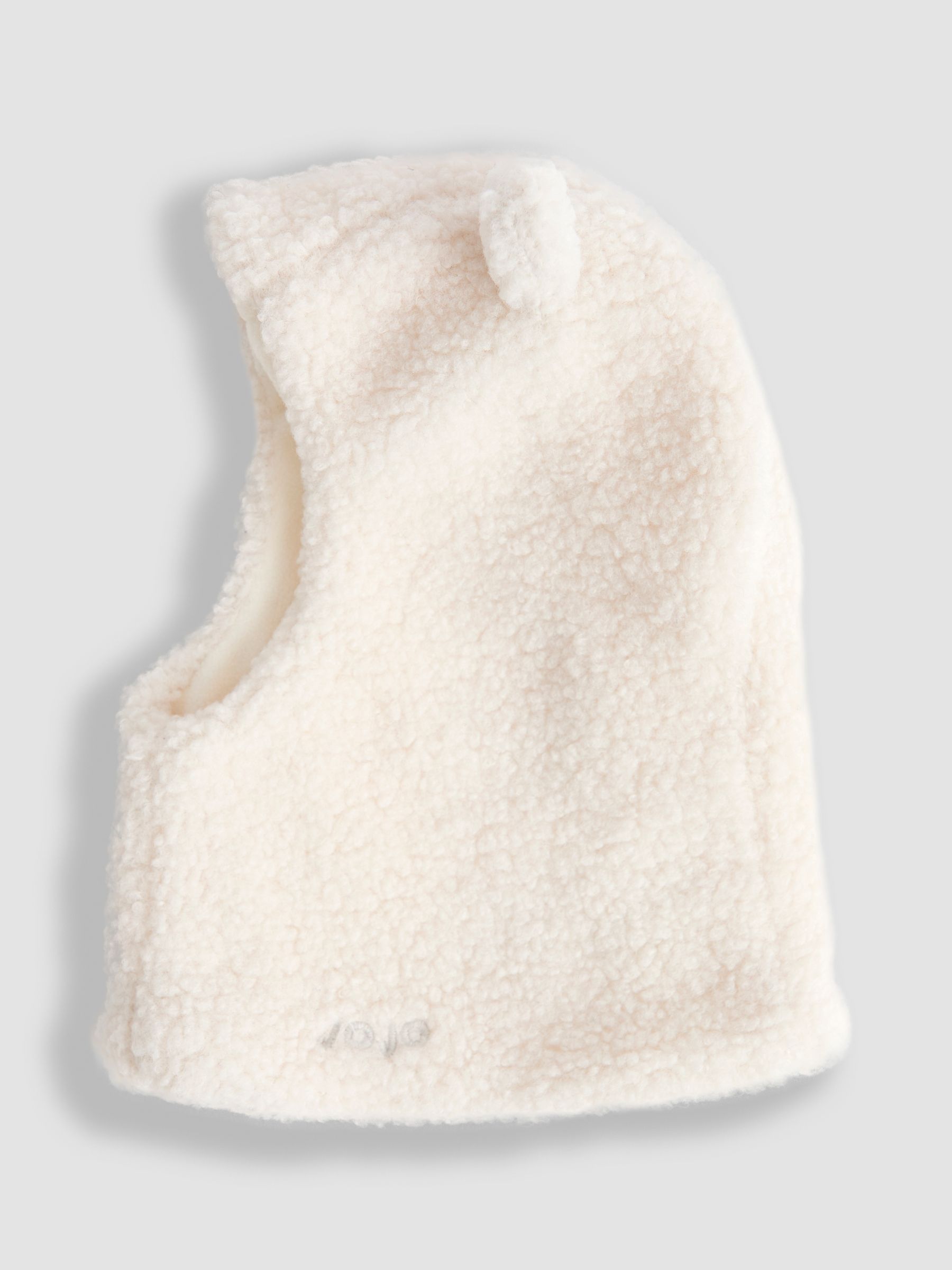 Cream Borg Balaclava Snood - Image 2 of 3