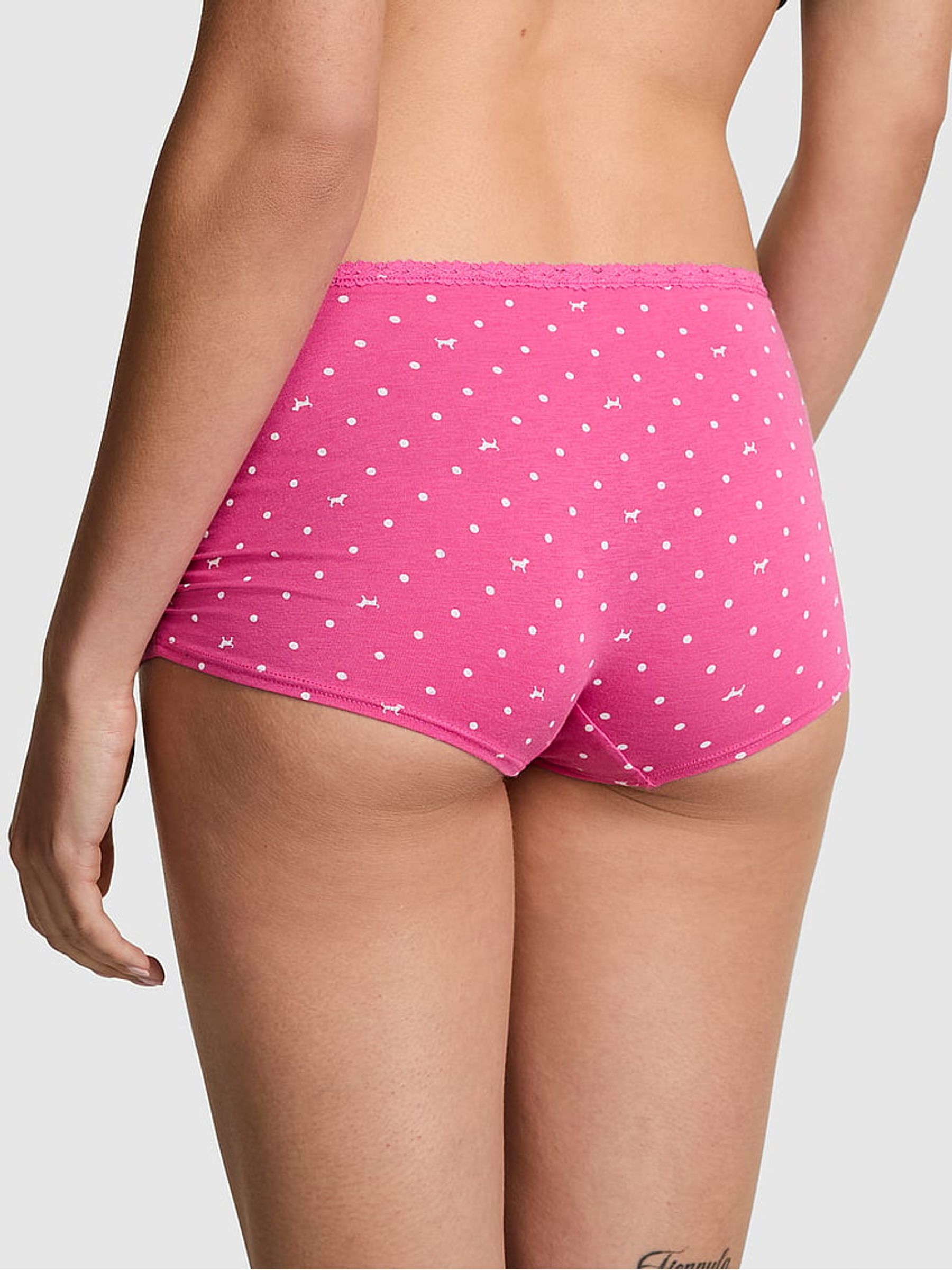 Pink Gossip Short Cotton Ruffle Knickers - Image 2 of 3