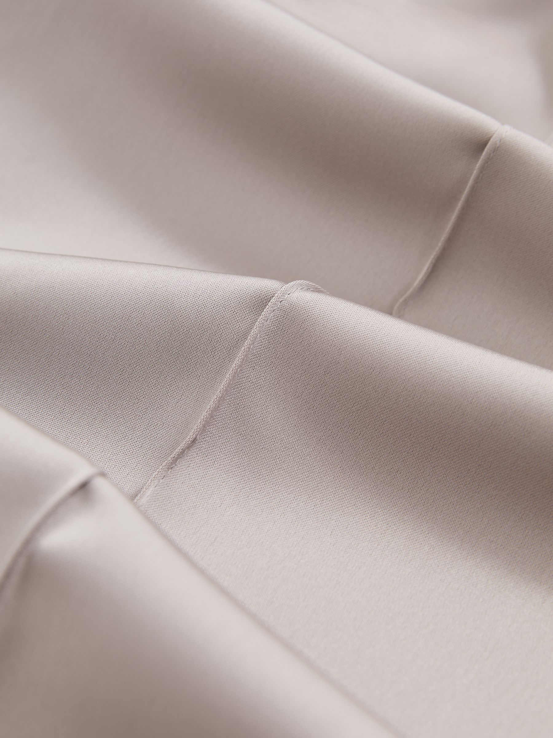 Satin Wide Leg Elastic Waist Trousers in Grey - Image 6 of 6