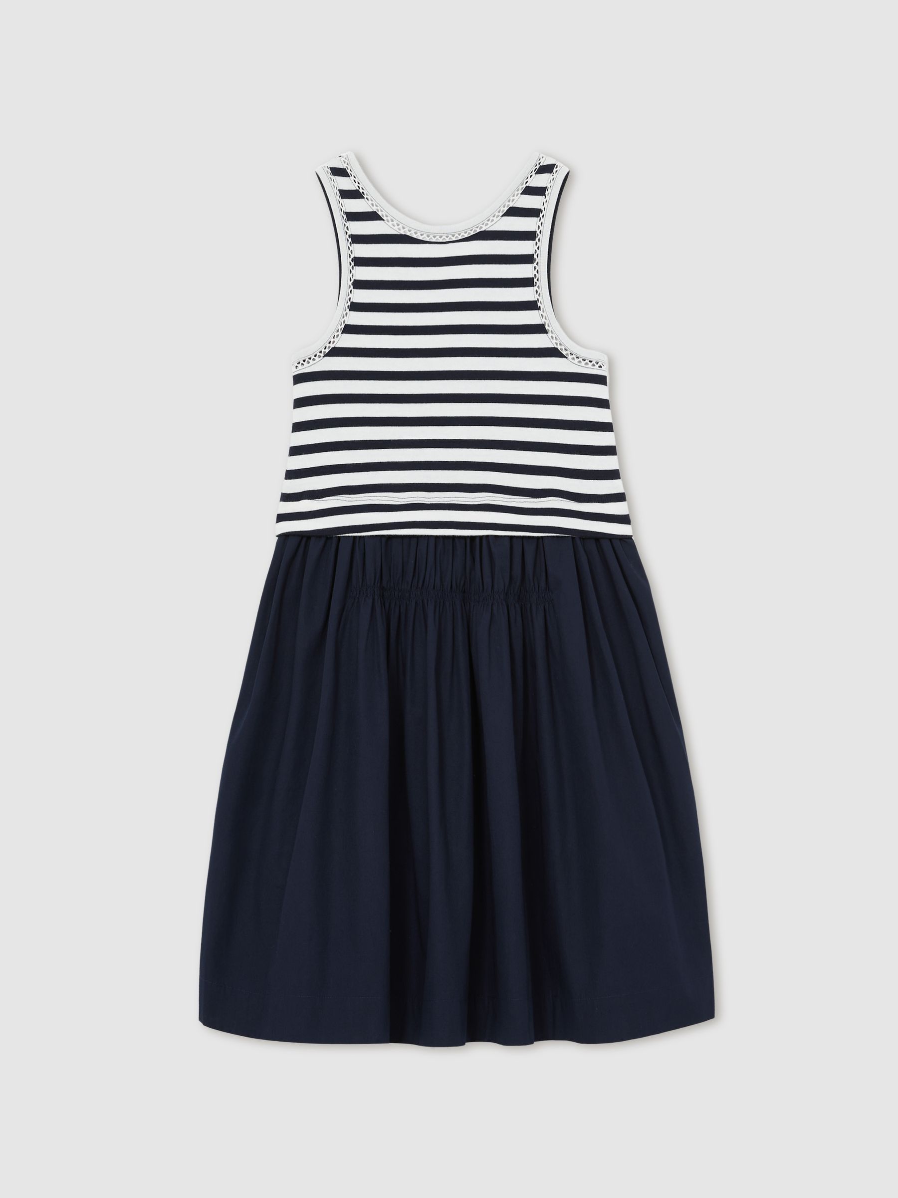 Reiss Wool Blend Ruched Sleeve Midi Dress in Black | REISS
