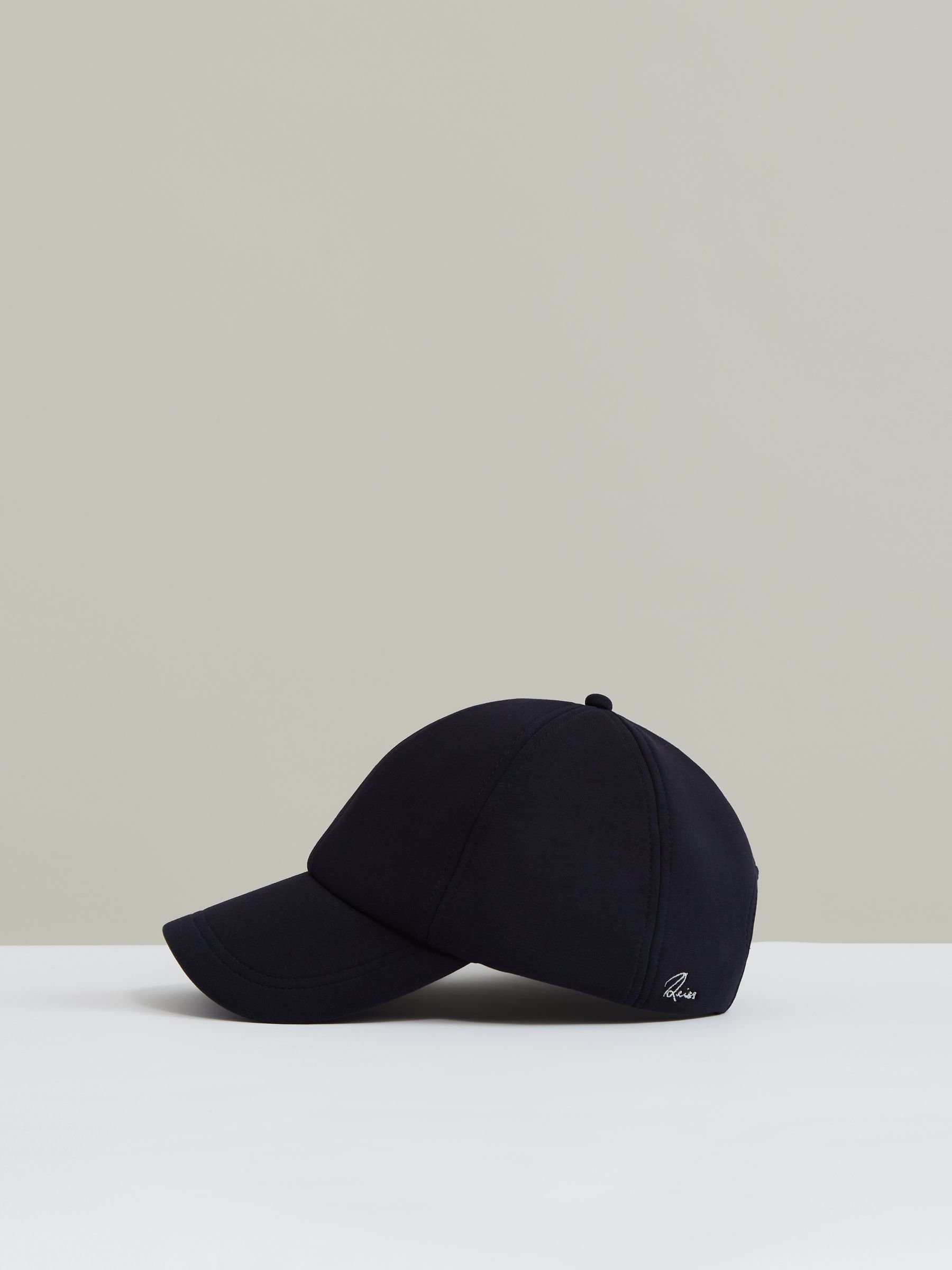 Jersey Logo-Embroidered Baseball Cap in Navy - Image 3 of 5