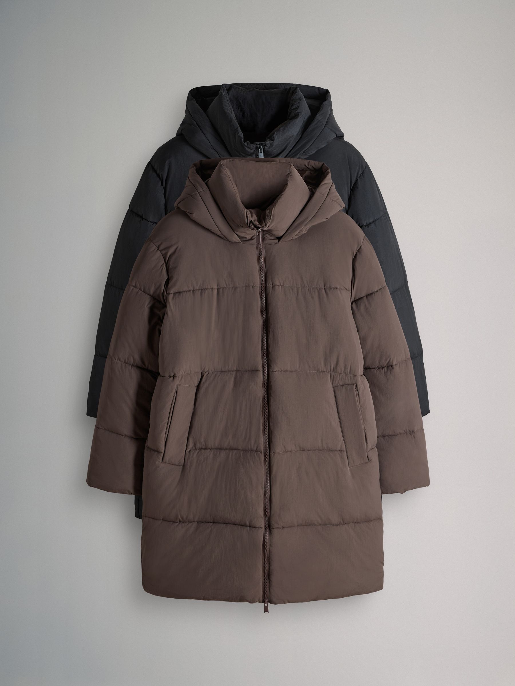 2 Pack Padded Midi Coats - Image 1 of 5
