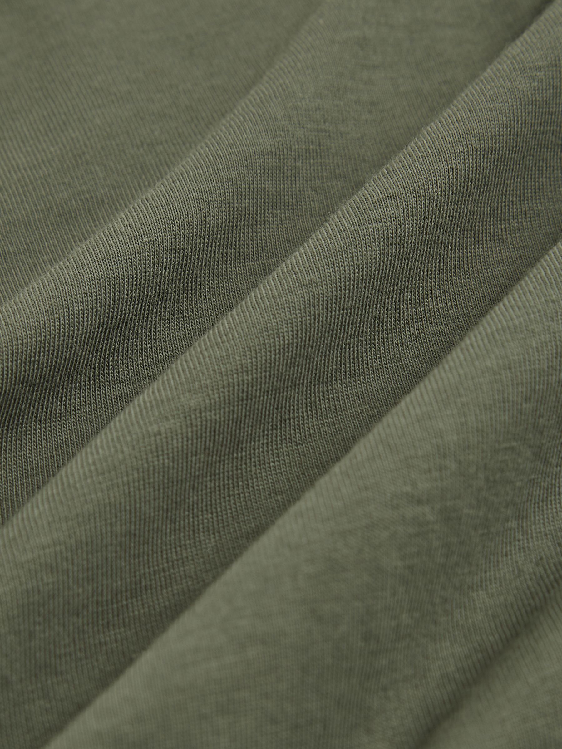 3-9 yrs Crew Neck T-Shirt in Dark Sage - Image 4 of 4