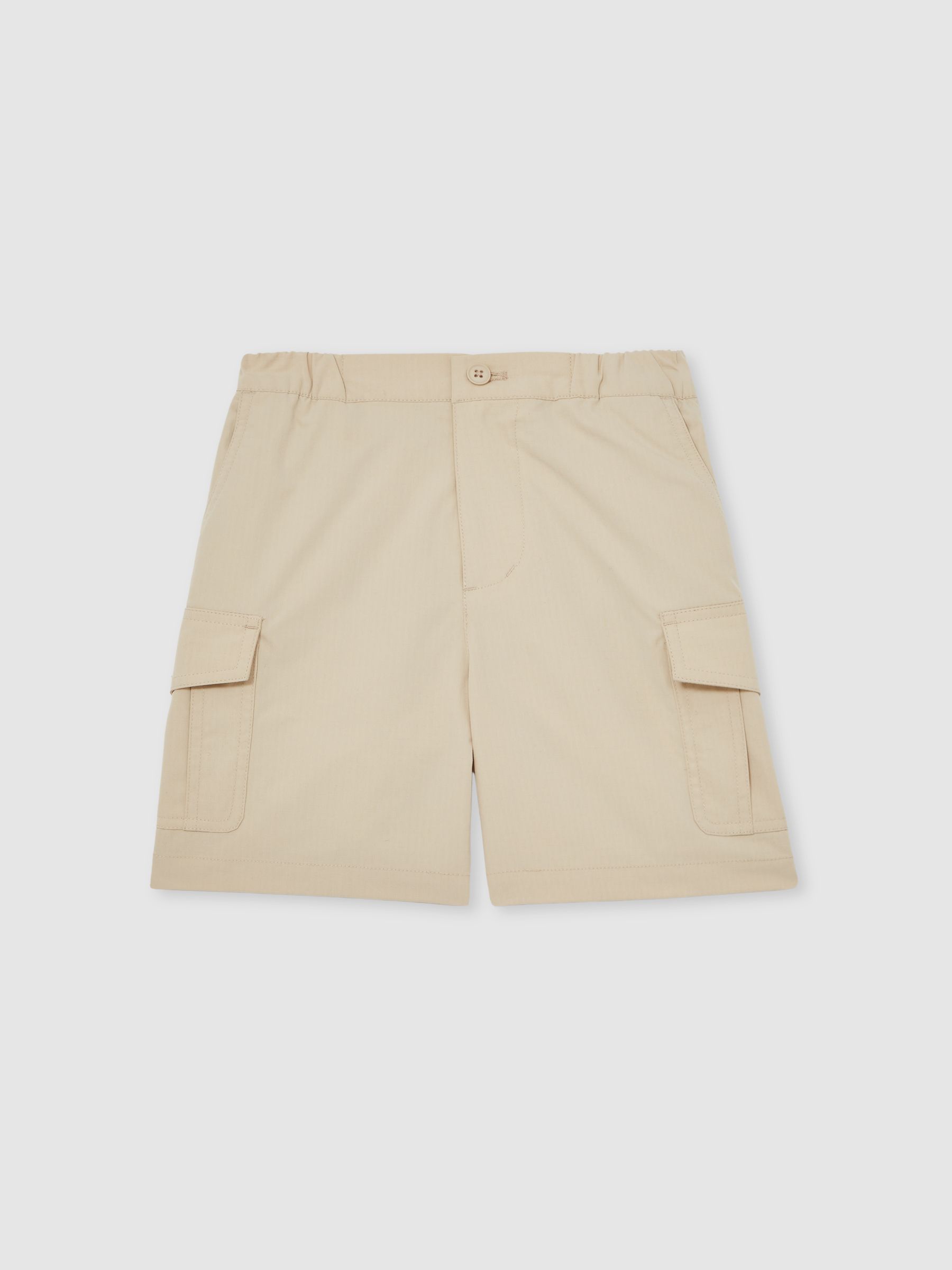 3-9 yrs Ripstop Cargo Shorts in Light Stone - Image 2 of 4