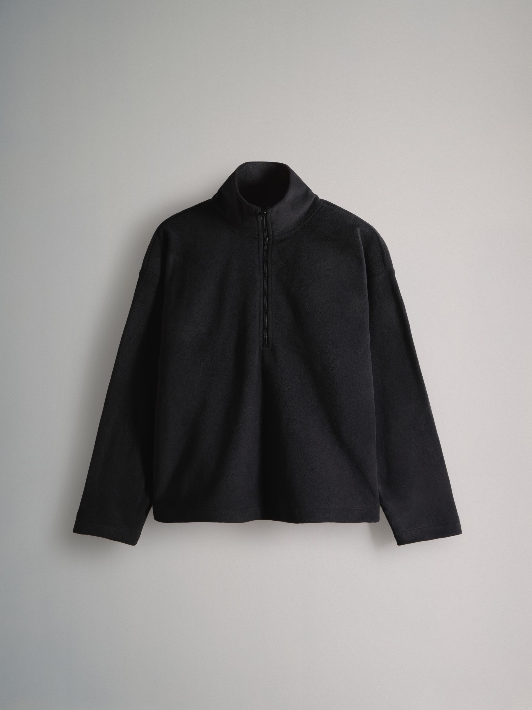 Black/Taupe Brown/Cream - 3 Pack Quarter Zip Microfleece Jumpers - Image 3 of 6