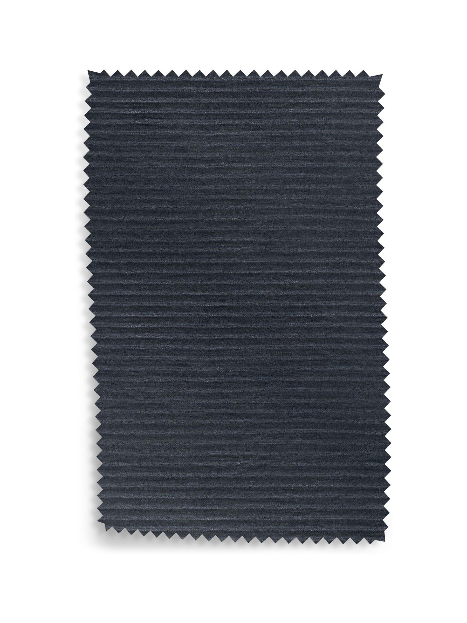 Midnight Blue Matt Corduroy Upholstery Swatch - Image 1 of 1 Midnight Blue Matt Corduroy Upholstery Swatch - Image 1 of 1