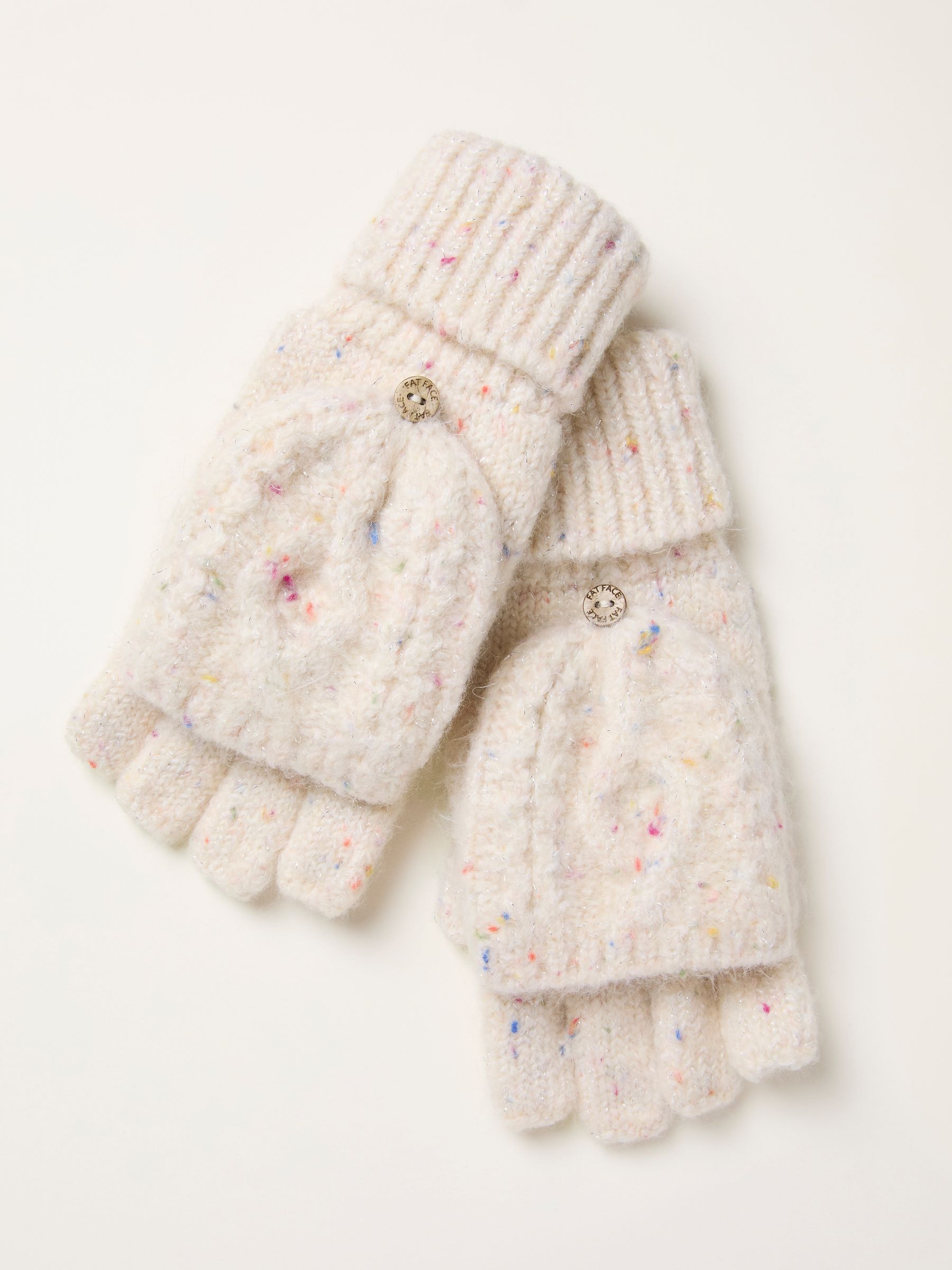 Ivory Confetti Overflap Gloves - Image 1 of 2