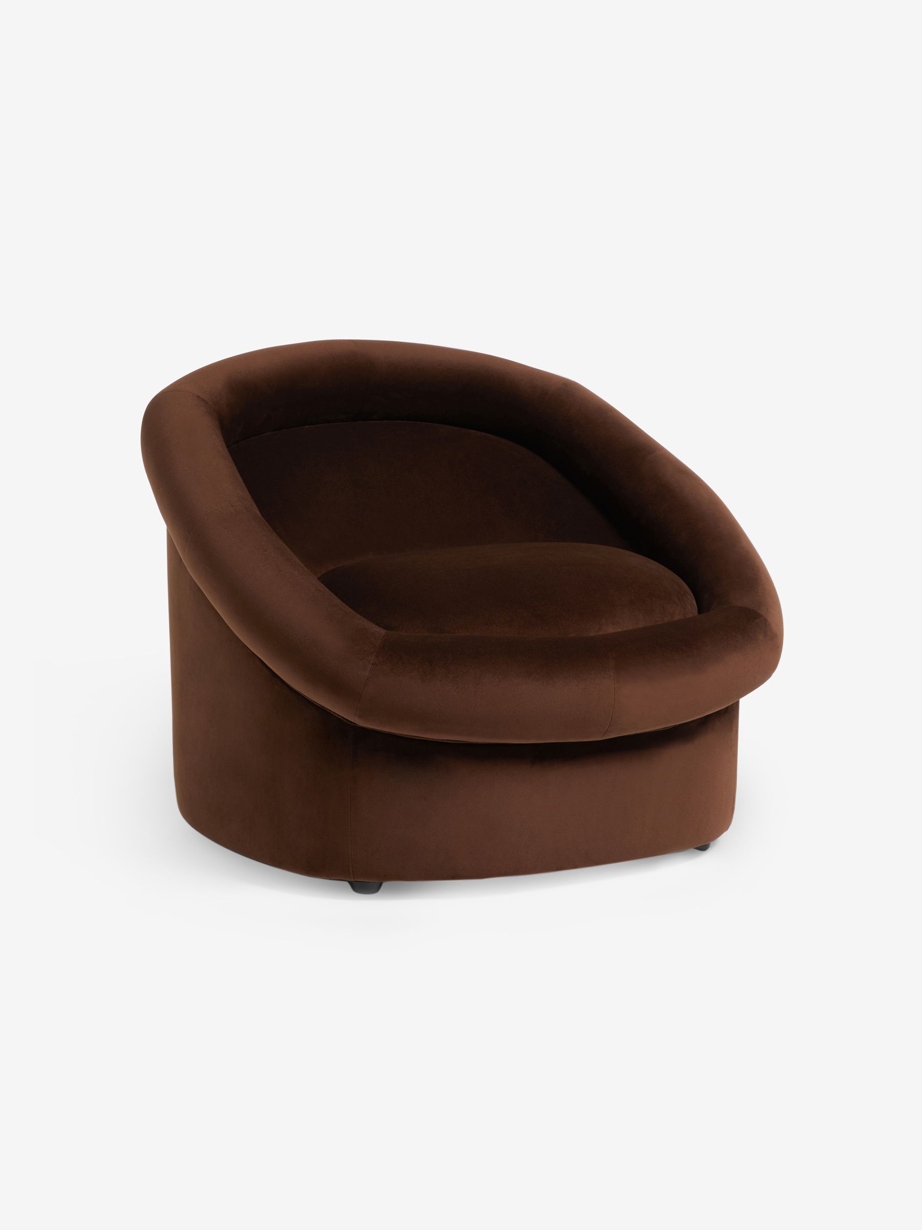 Seattle Accent Chair in Chocolate Brown - Image 5 of 6