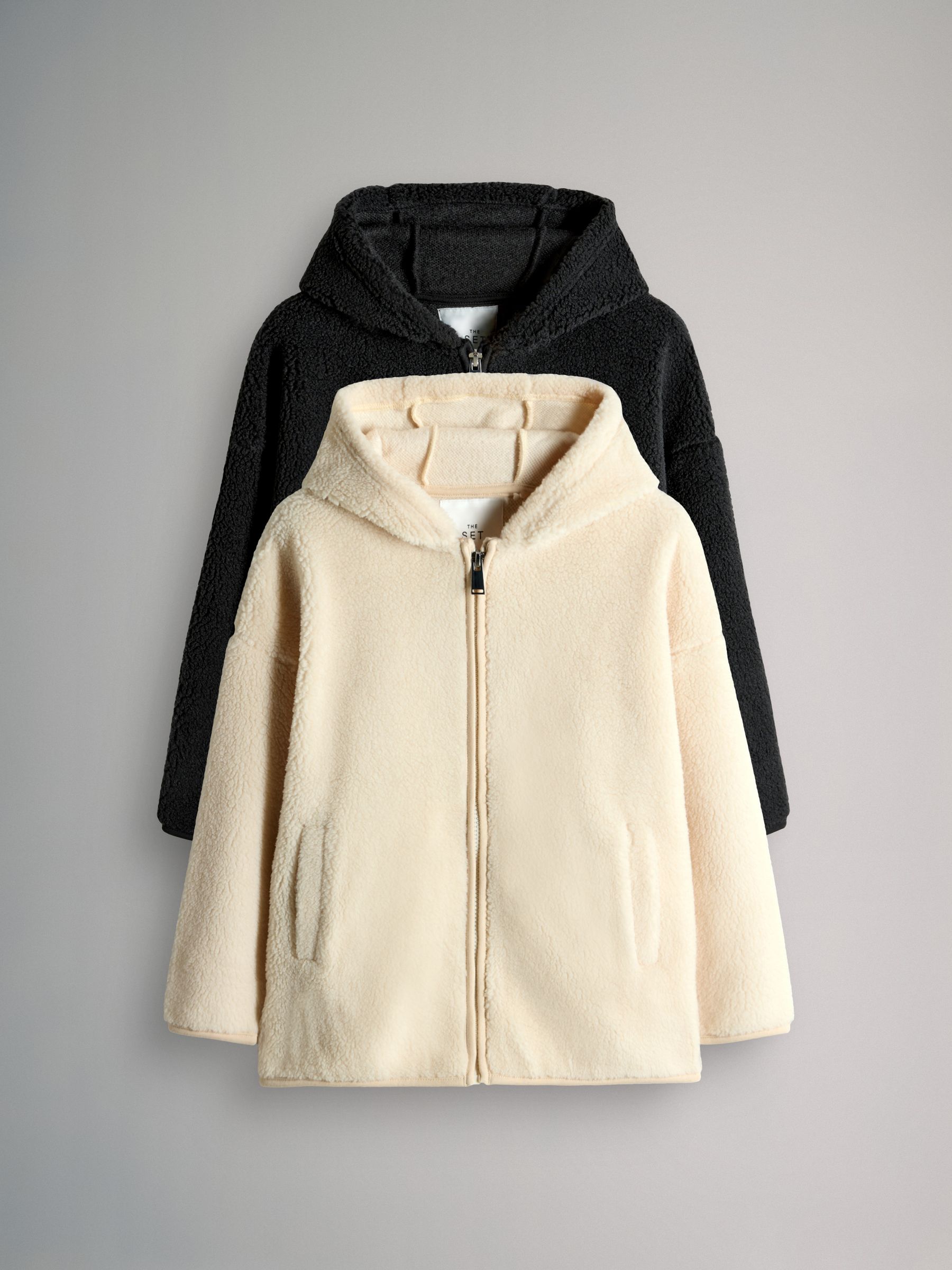 2 Pack Borg Zip Up Fleece - Image 1 of 5