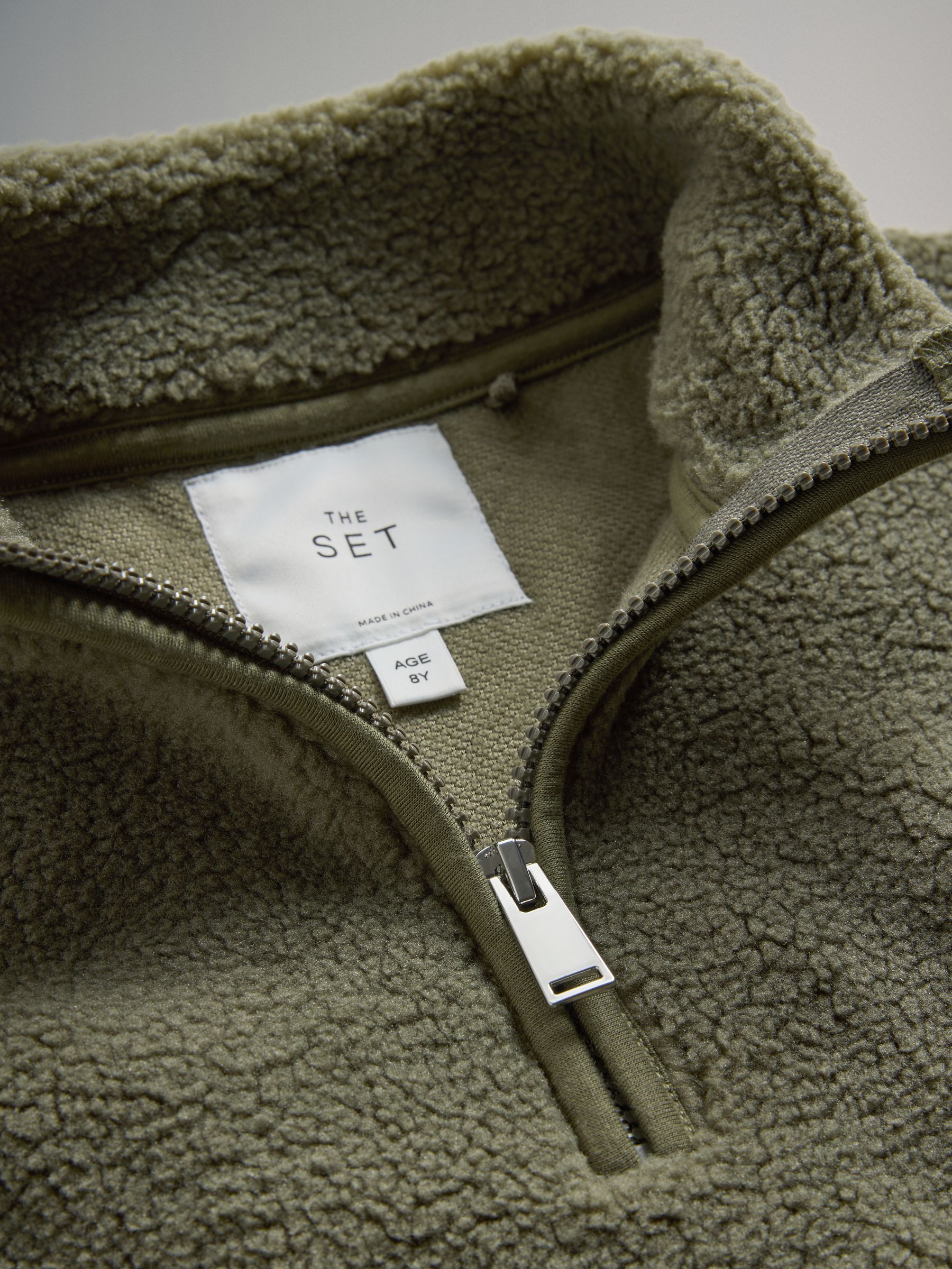 Black/Green 2 Pack Borg Quarter Zip Fleeces - Image 6 of 6