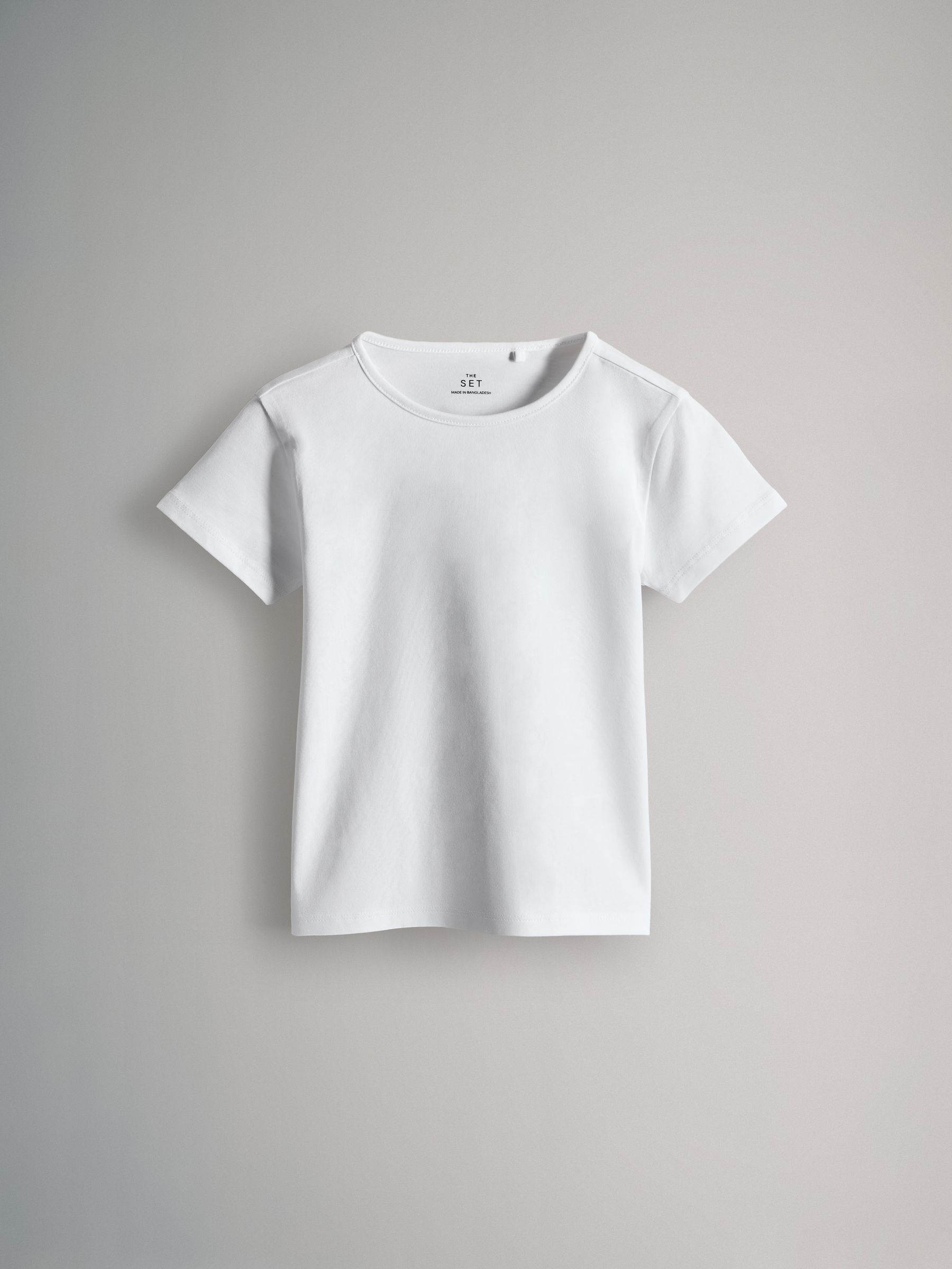 Black/Brown/Cream/Grey Marl - 5 Pack Short Sleeve Crew Neck Cotton T-Shirts - Image 2 of 8