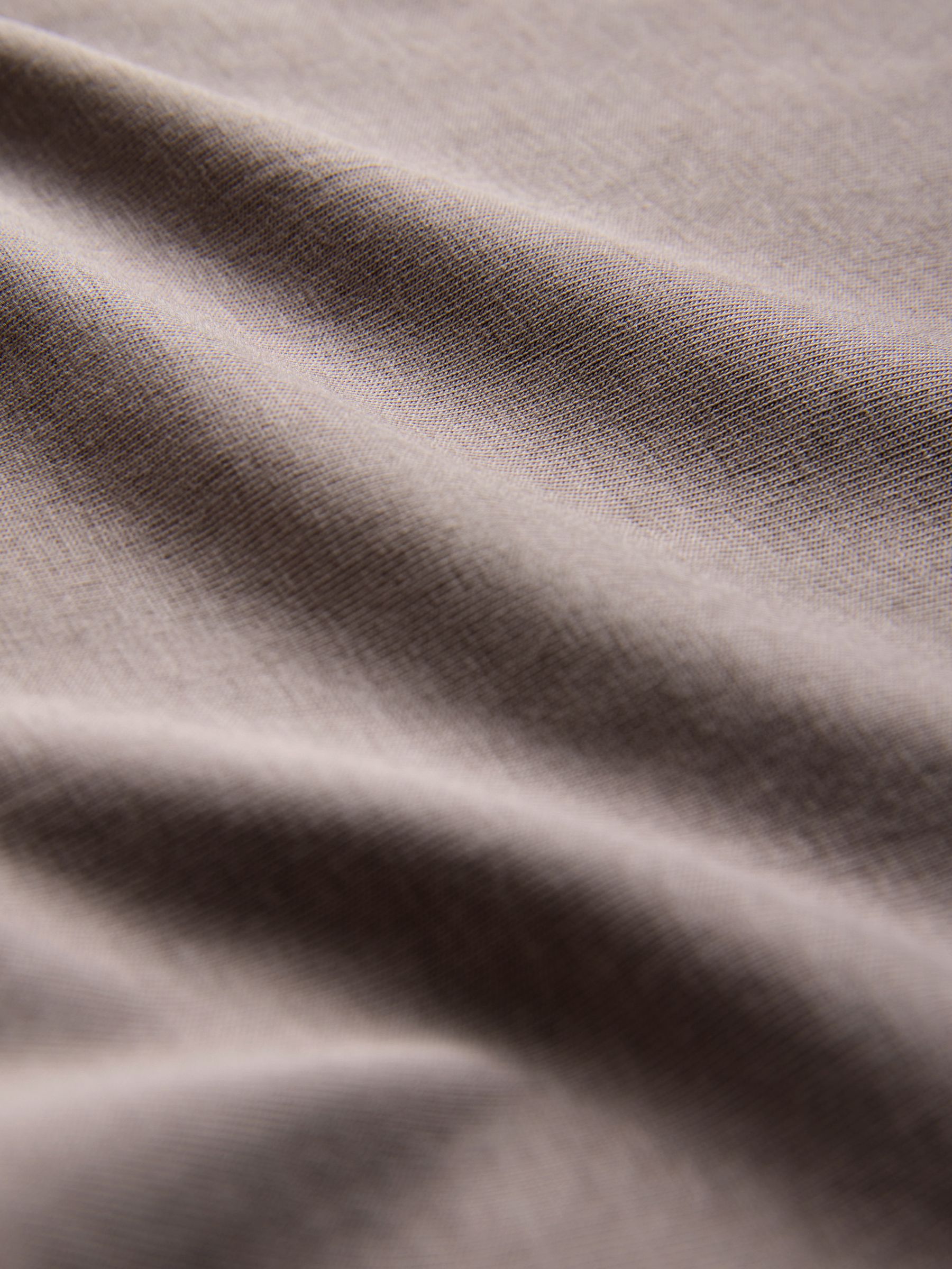 Black/Brown/Cream/Grey Marl - 5 Pack Short Sleeve Crew Neck Cotton T-Shirts - Image 8 of 8