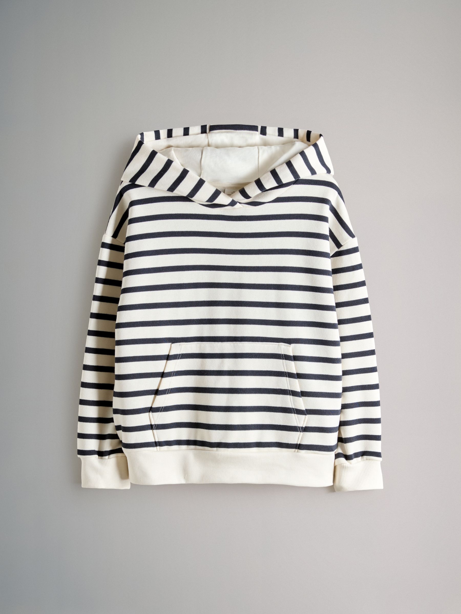 Navy Blue/Cream/Stripe 4 Pack Relaxed Hoodies - Image 5 of 6