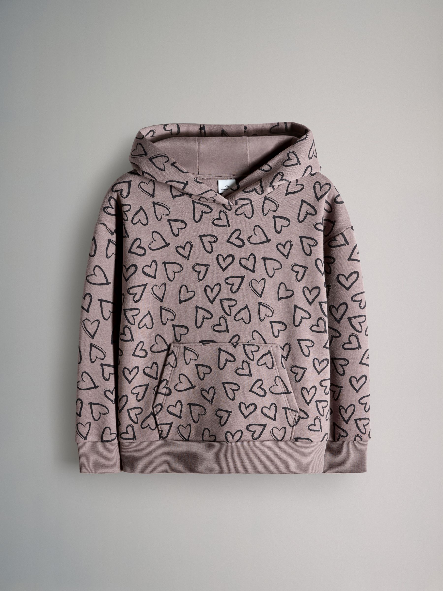 Brown/Pink/Cream/Grey Marl - 4 Pack Relaxed Hoodies - Image 5 of 7