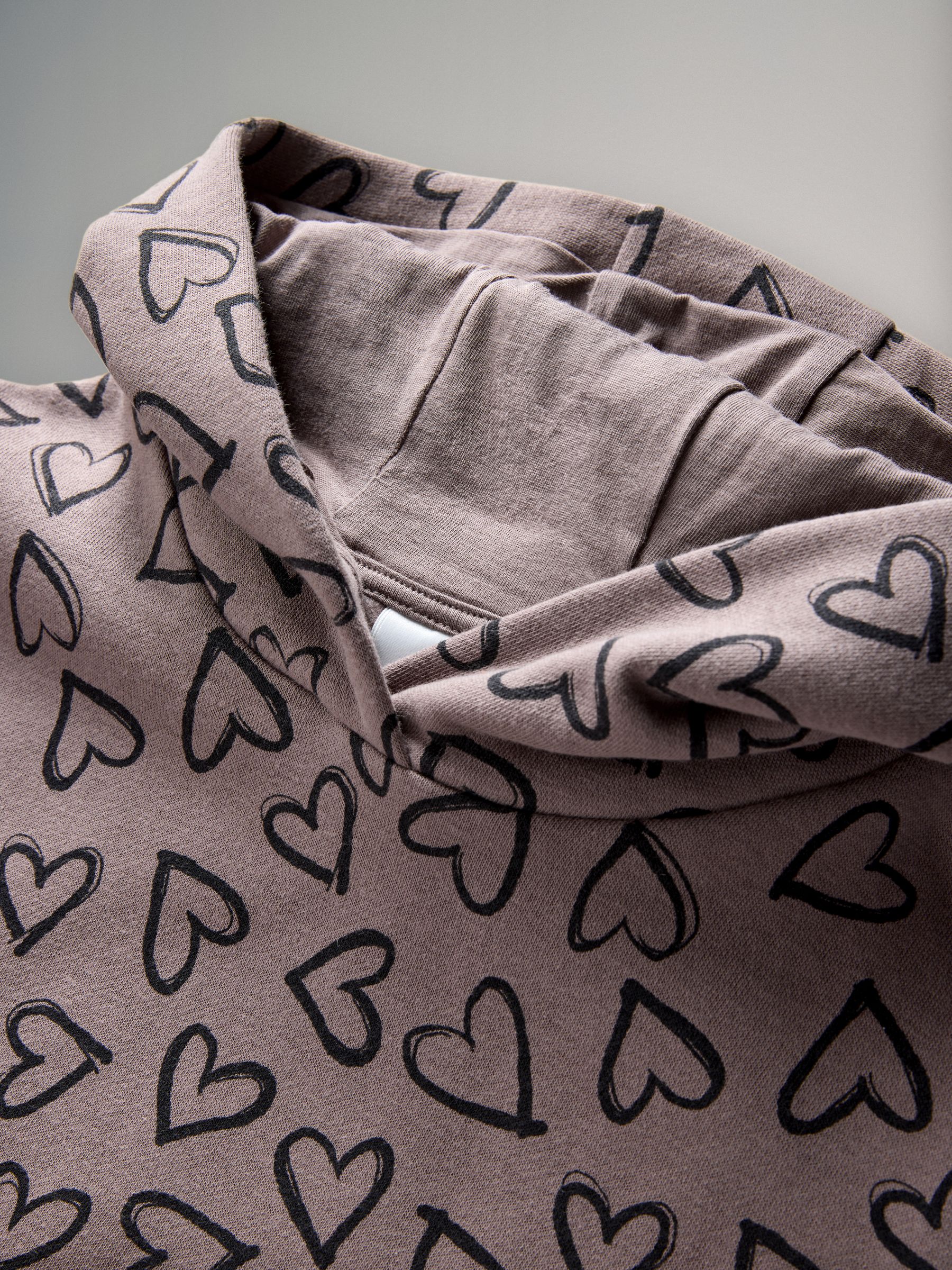 Brown/Pink/Cream/Grey Marl 4 Pack Relaxed Hoodies - Image 6 of 6