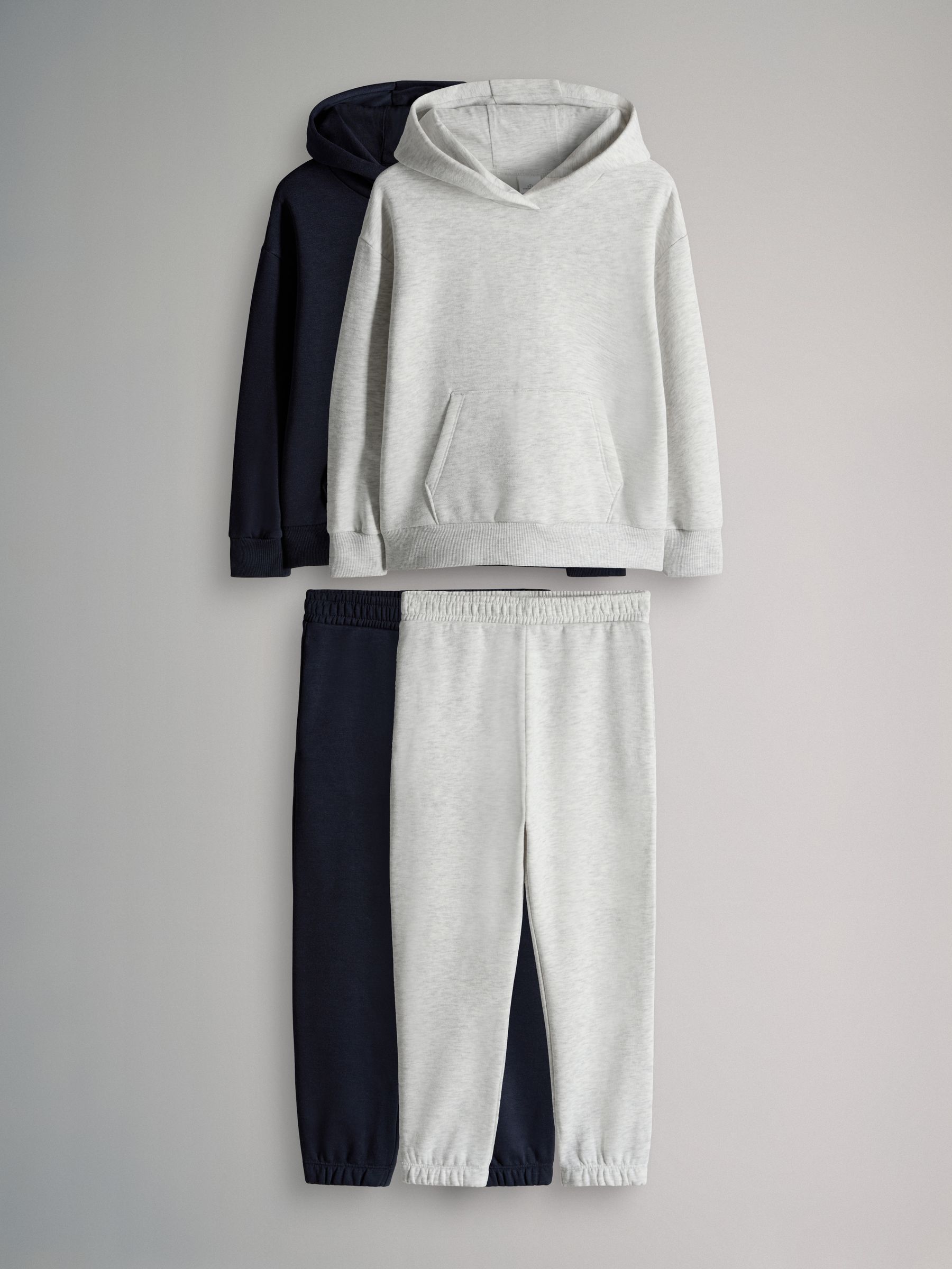 2 Pack Hoodie & Cuffed Joggers Set - Image 2 of 12