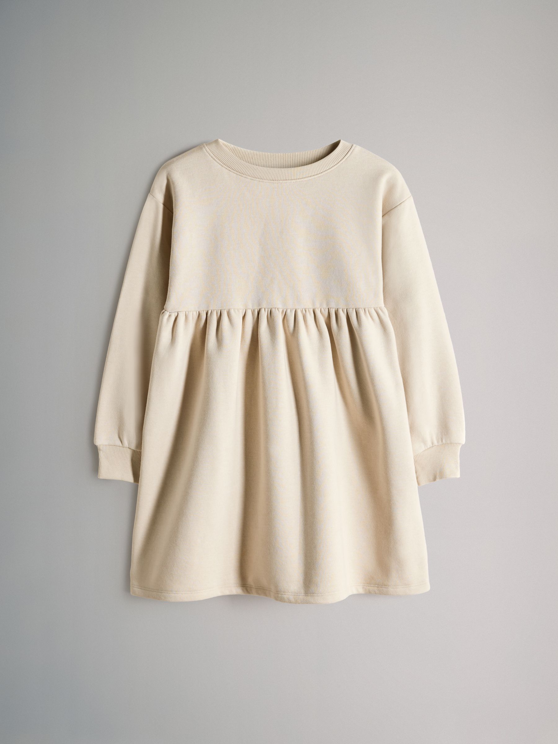 3 Pack Frill Crew Neck, Sweat Dress & Cuffed Joggers Set - Image 2 of 6