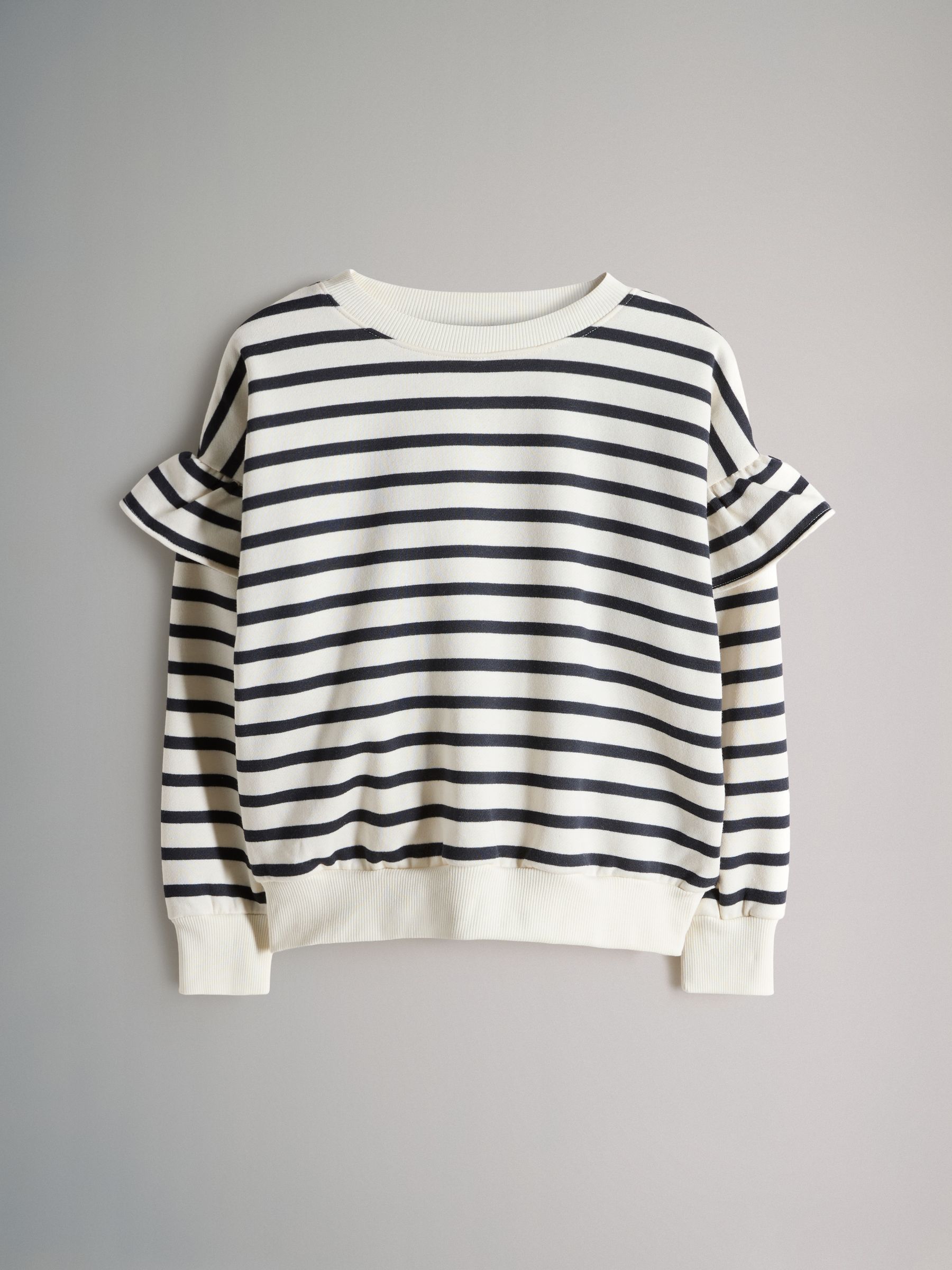 3 Pack Frill Crew Neck, Sweat Dress & Cuffed Joggers Set - Image 3 of 6