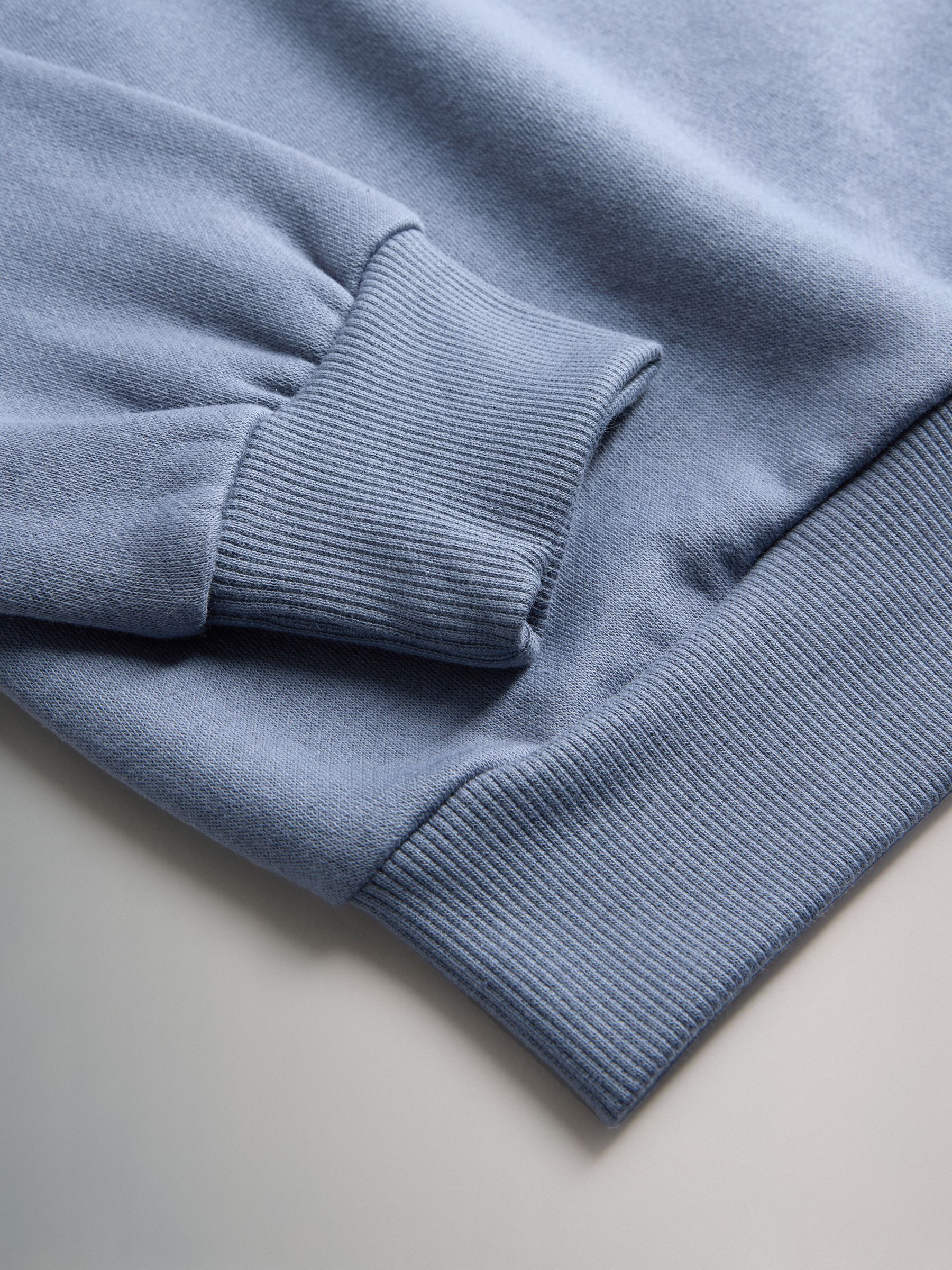Navy/Blue/Cream/Grey Marl - 4 Pack Crew Neck Jersey Sweatshirts - Image 6 of 8