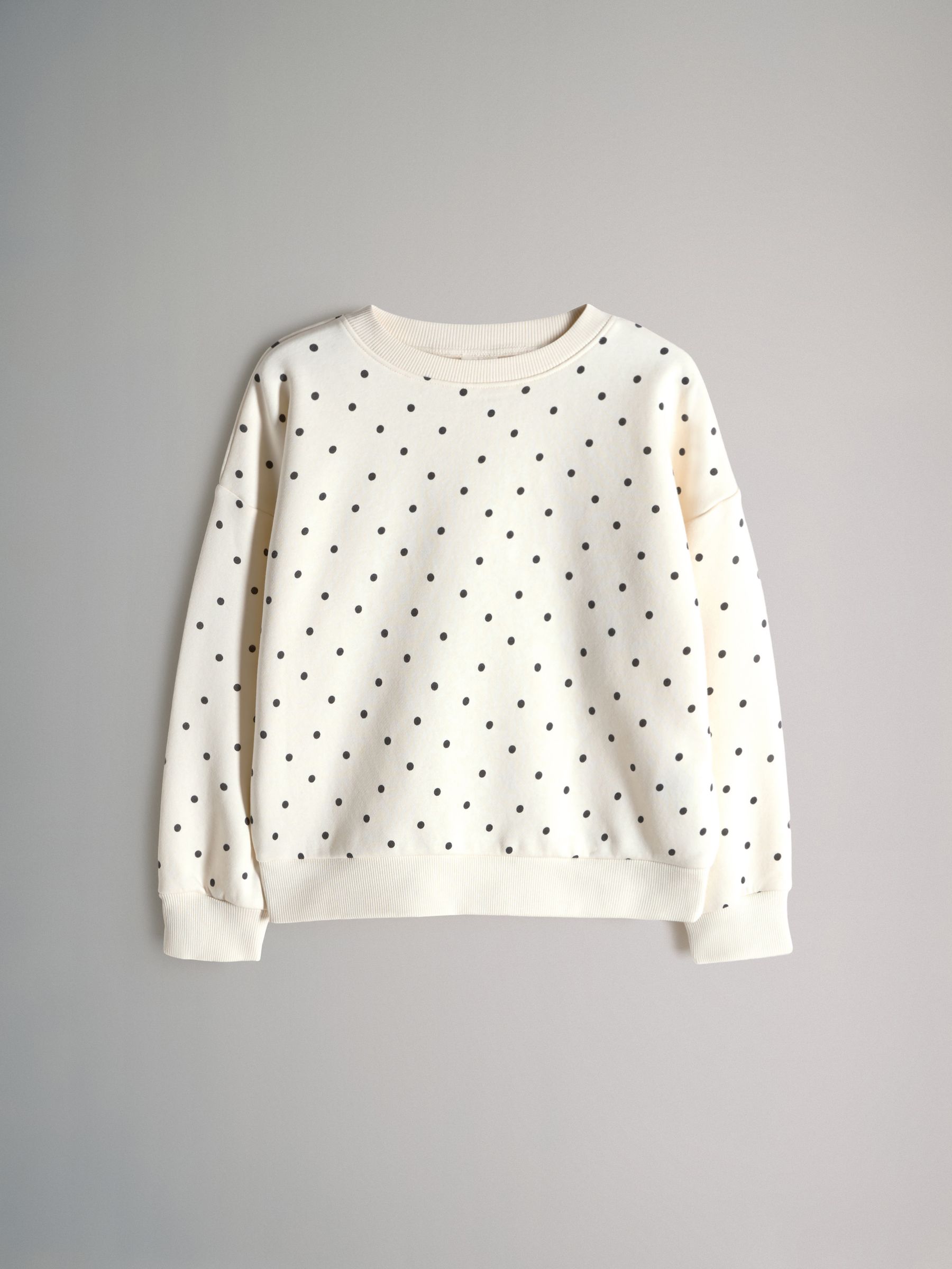 Pink/Spot/Brown 4 Pack Crew Neck Jersey Sweatshirts - Image 6 of 6