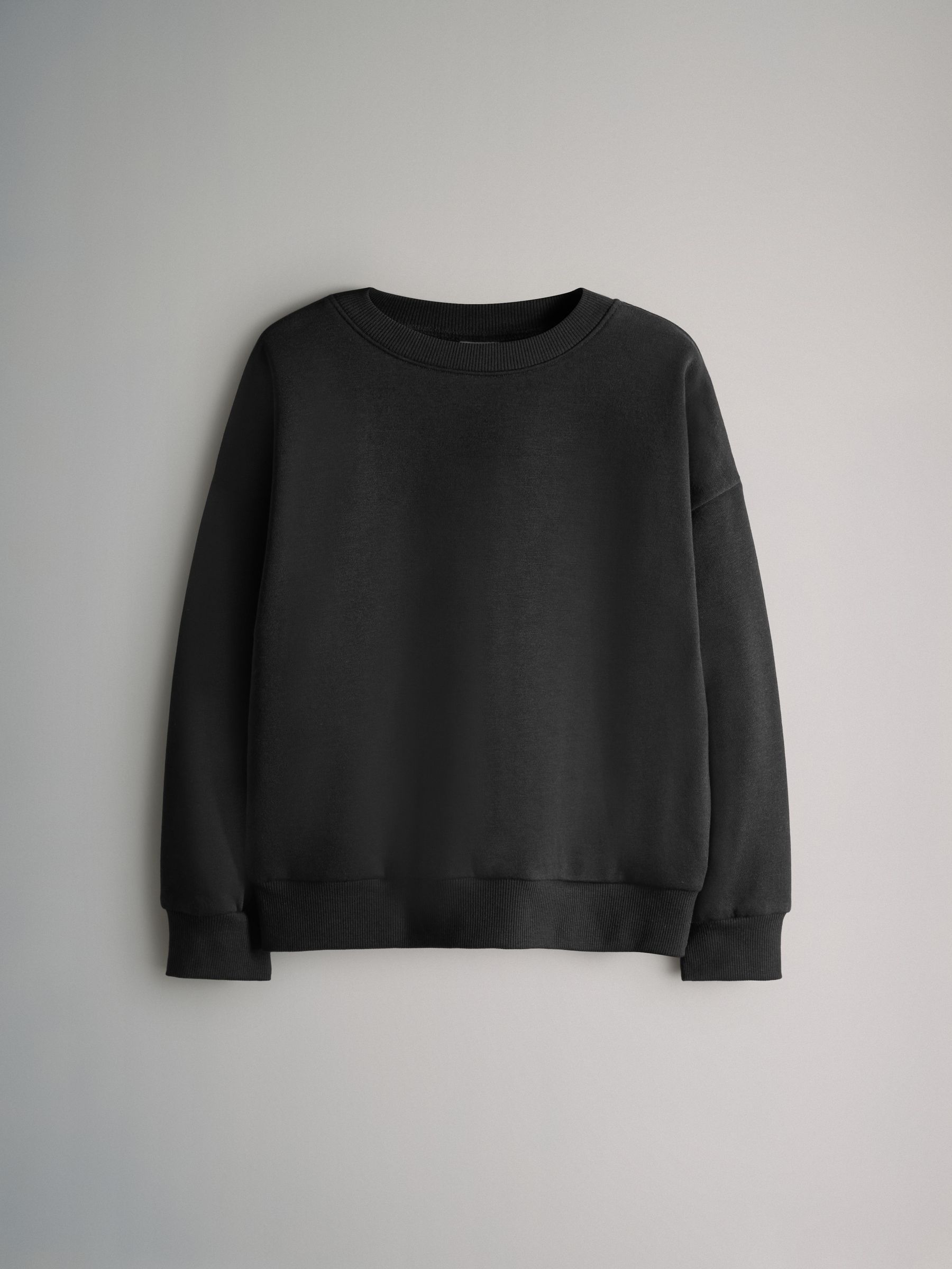 Black/Grey/Green - 4 Pack Crew Neck Jersey Sweatshirts - Image 3 of 7