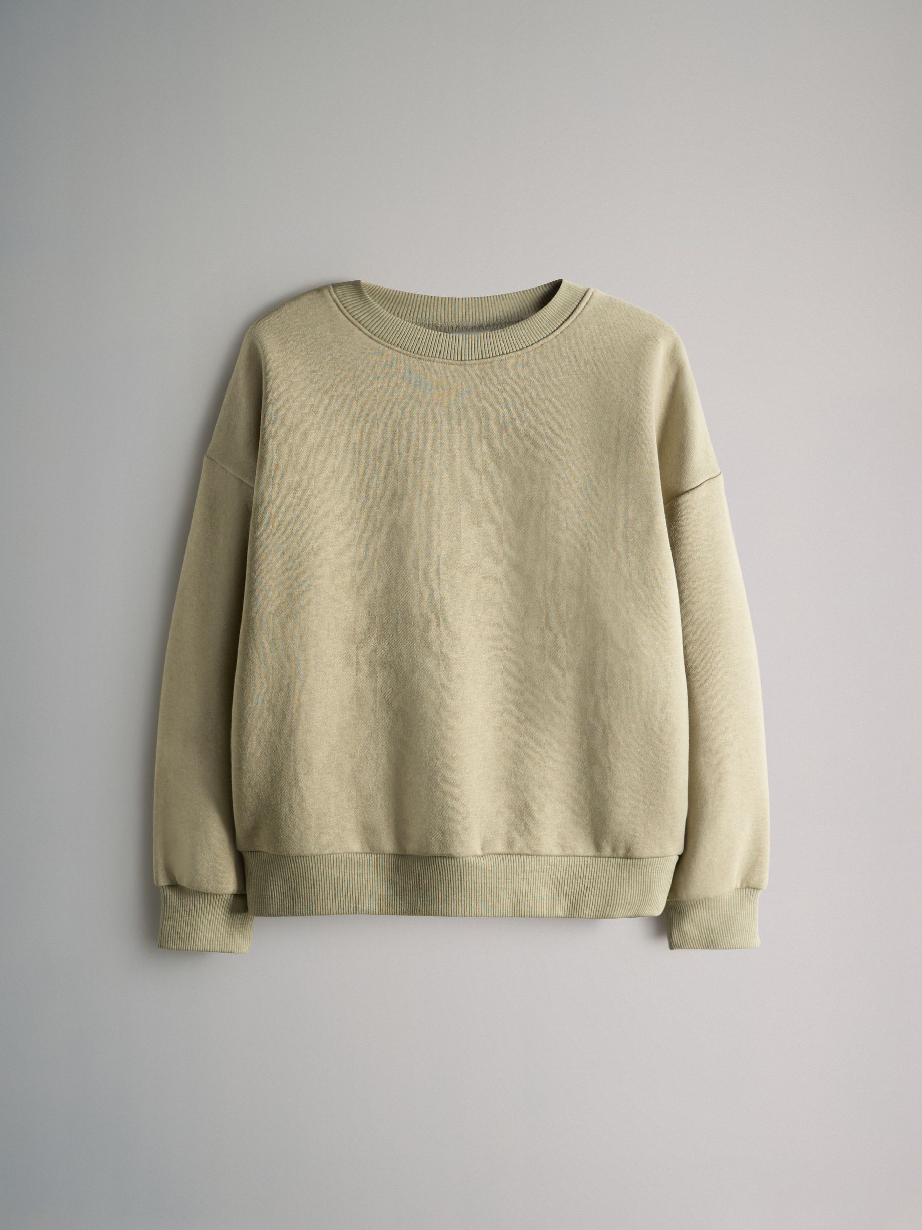 Black/Grey/Green - 4 Pack Crew Neck Jersey Sweatshirts - Image 4 of 7