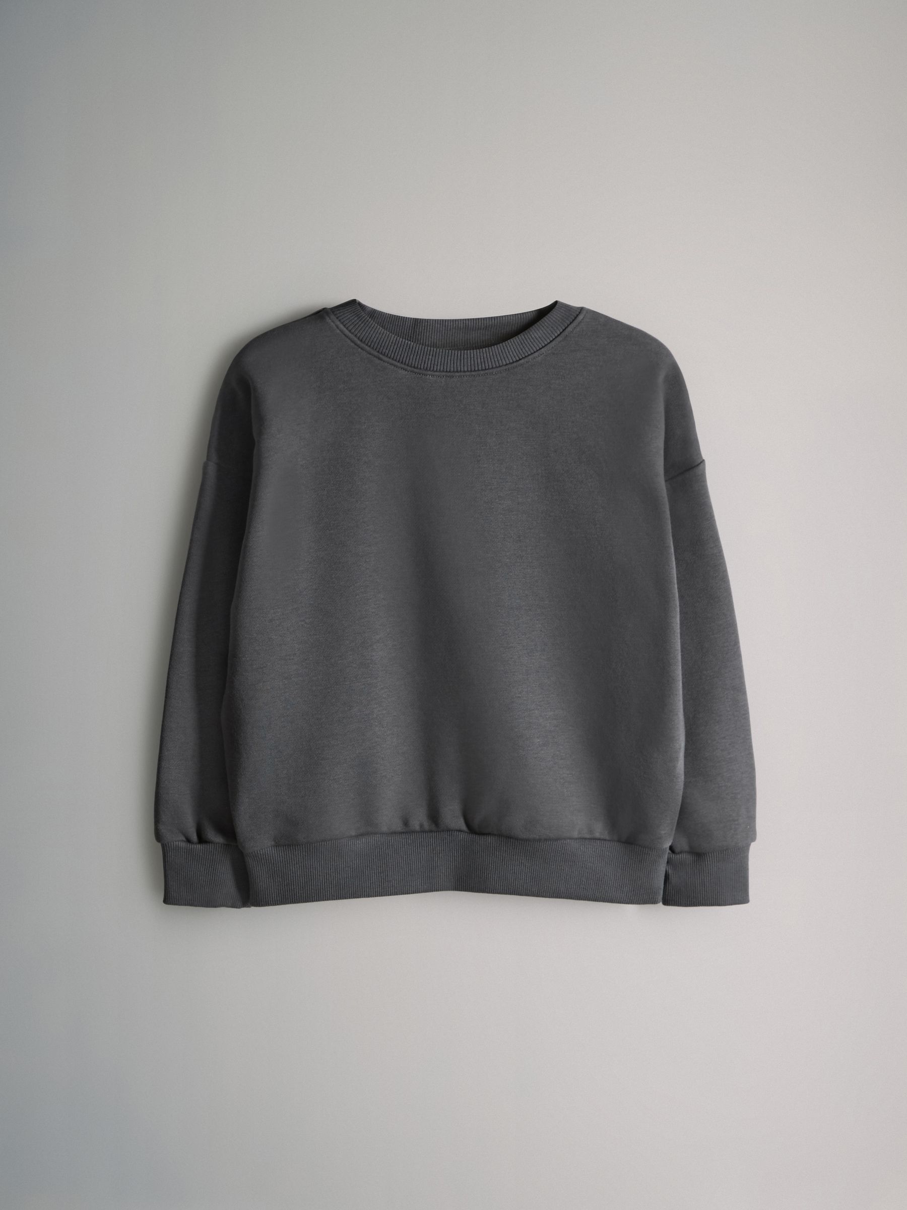 Neutral/Grey - 4 Pack Crew Neck Jersey Sweatshirts - Image 2 of 7 Neutral/Grey - 4 Pack Crew Neck Jersey Sweatshirts - Image 2 of 7