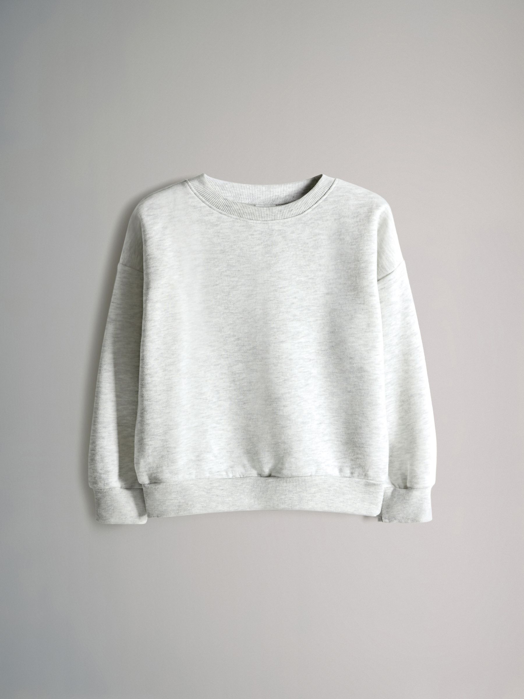 Neutral/Grey - 4 Pack Crew Neck Jersey Sweatshirts - Image 3 of 7