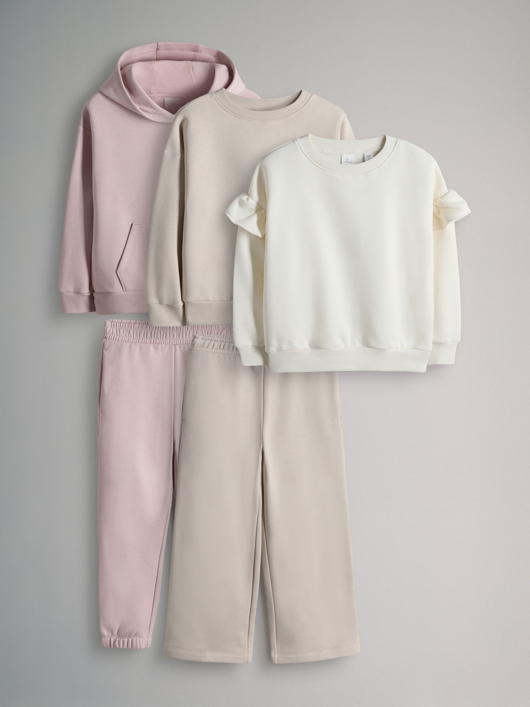 5 Piece Crew Sweat, Hoodie and Joggers Set - Image 1 of 8