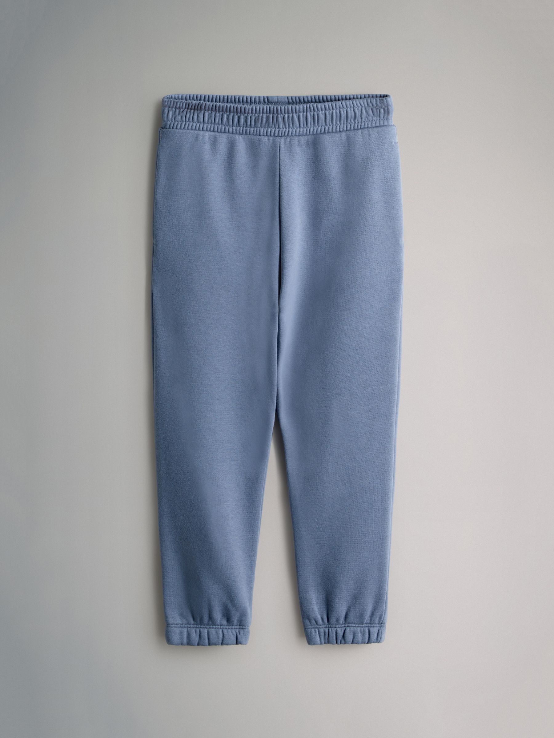 Blue/Cream/Grey - 4 Pack Cuffed Sweat Joggers - Image 4 of 7