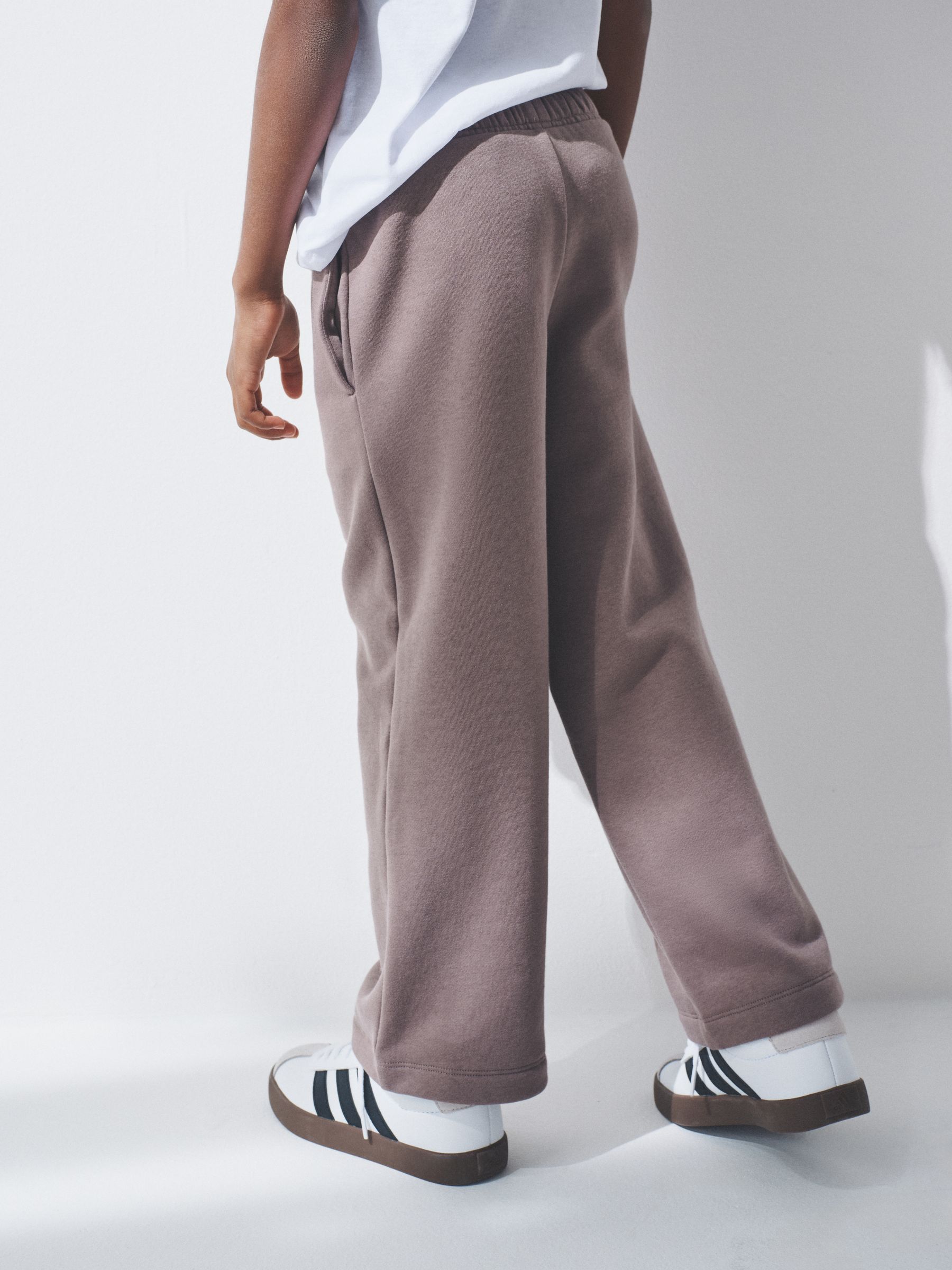 Pink/Cream - 4 Pack Wide Leg Joggers - Image 3 of 10