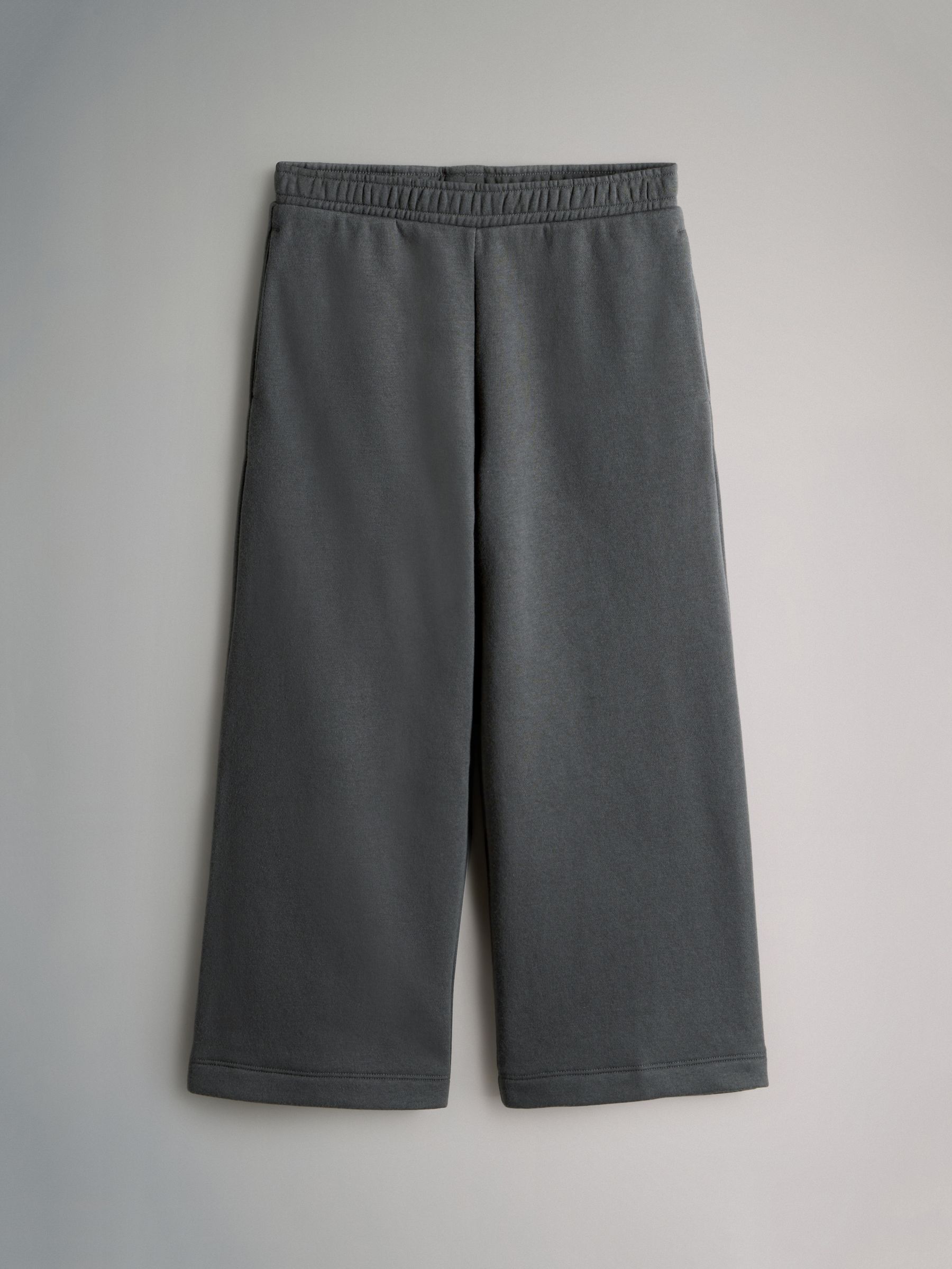 Black/Grey/Brown/Cream - 4 Pack Wide Leg Jersey Joggers - Image 5 of 6